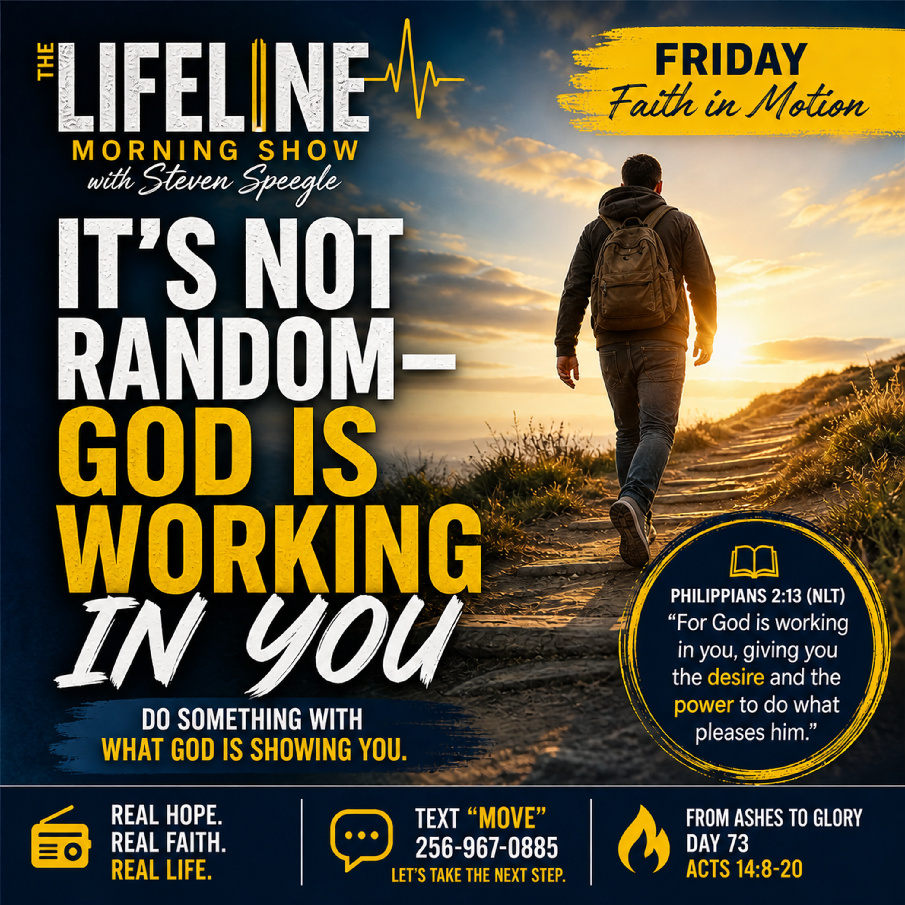 It’s Not Random - God Is Working in You (Take the Step Today) episode artwork