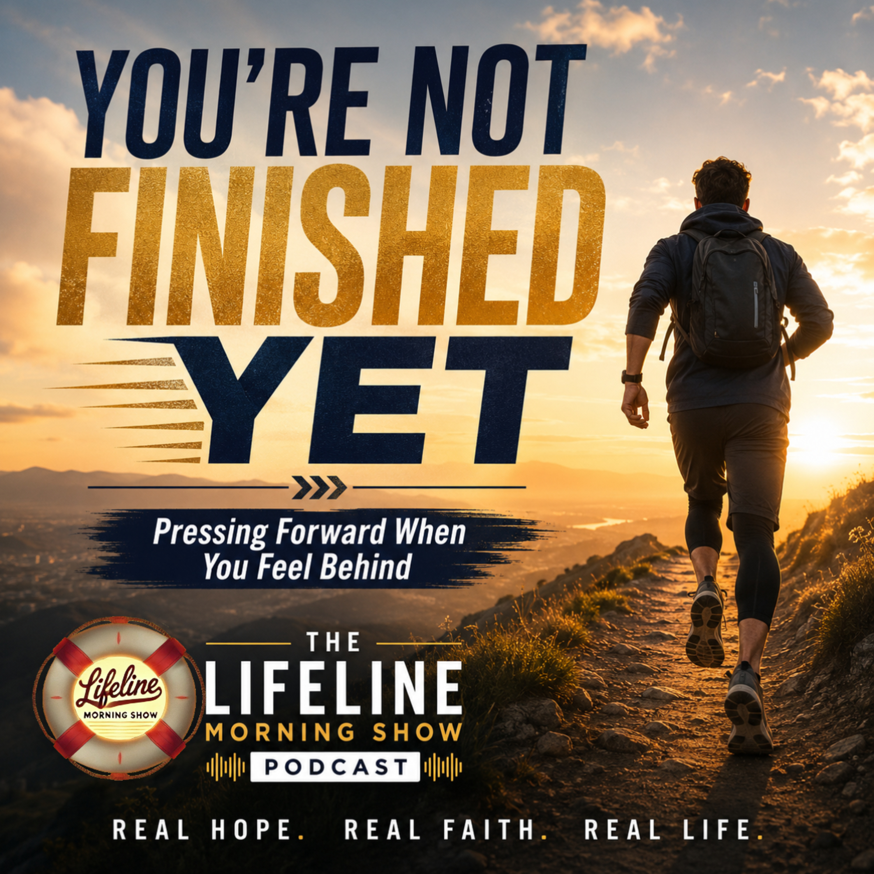 You’re Not Finished Yet | Pressing Forward When You Feel Behind episode artwork