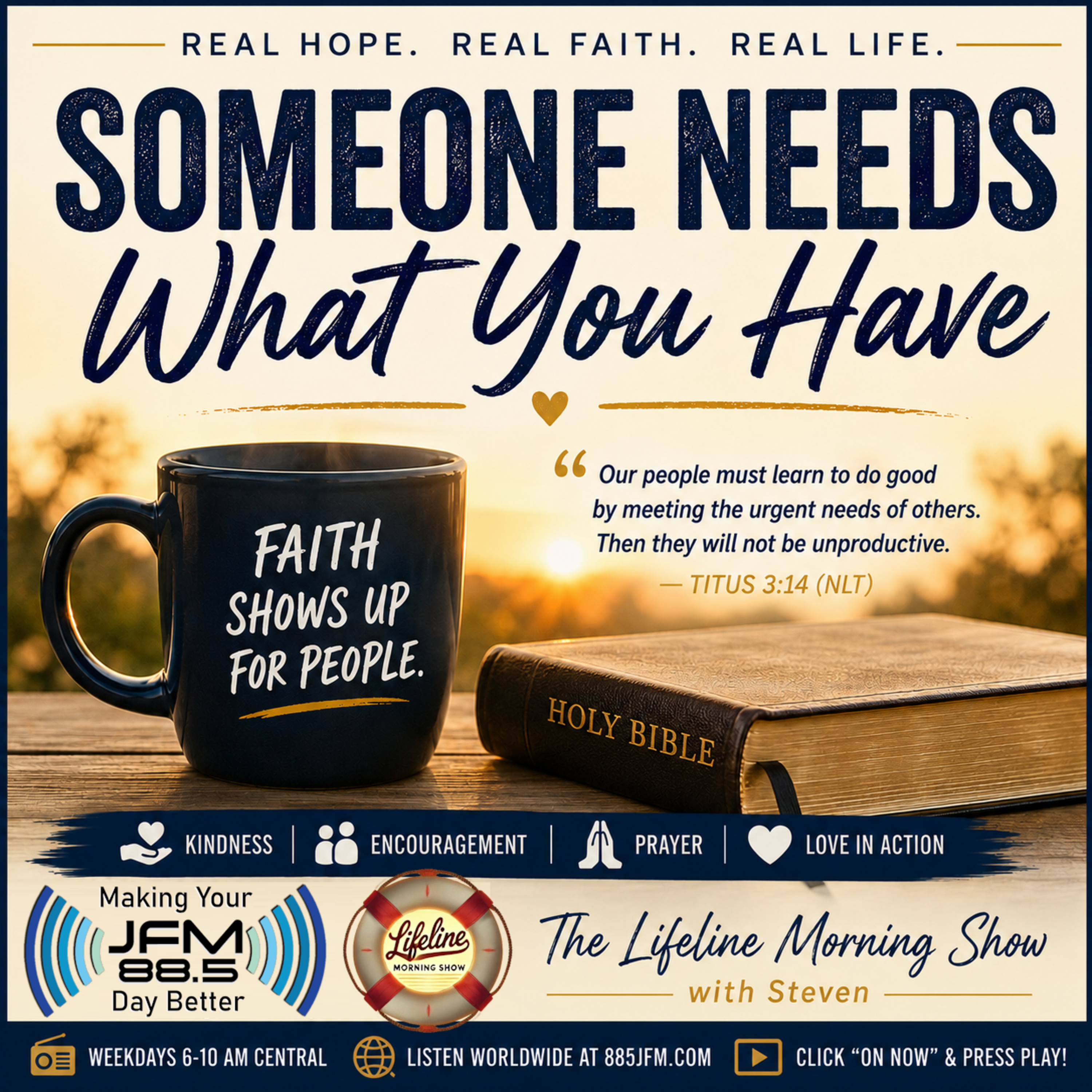 Someone Needs What You Have: Faith That Shows Up for Others episode artwork
