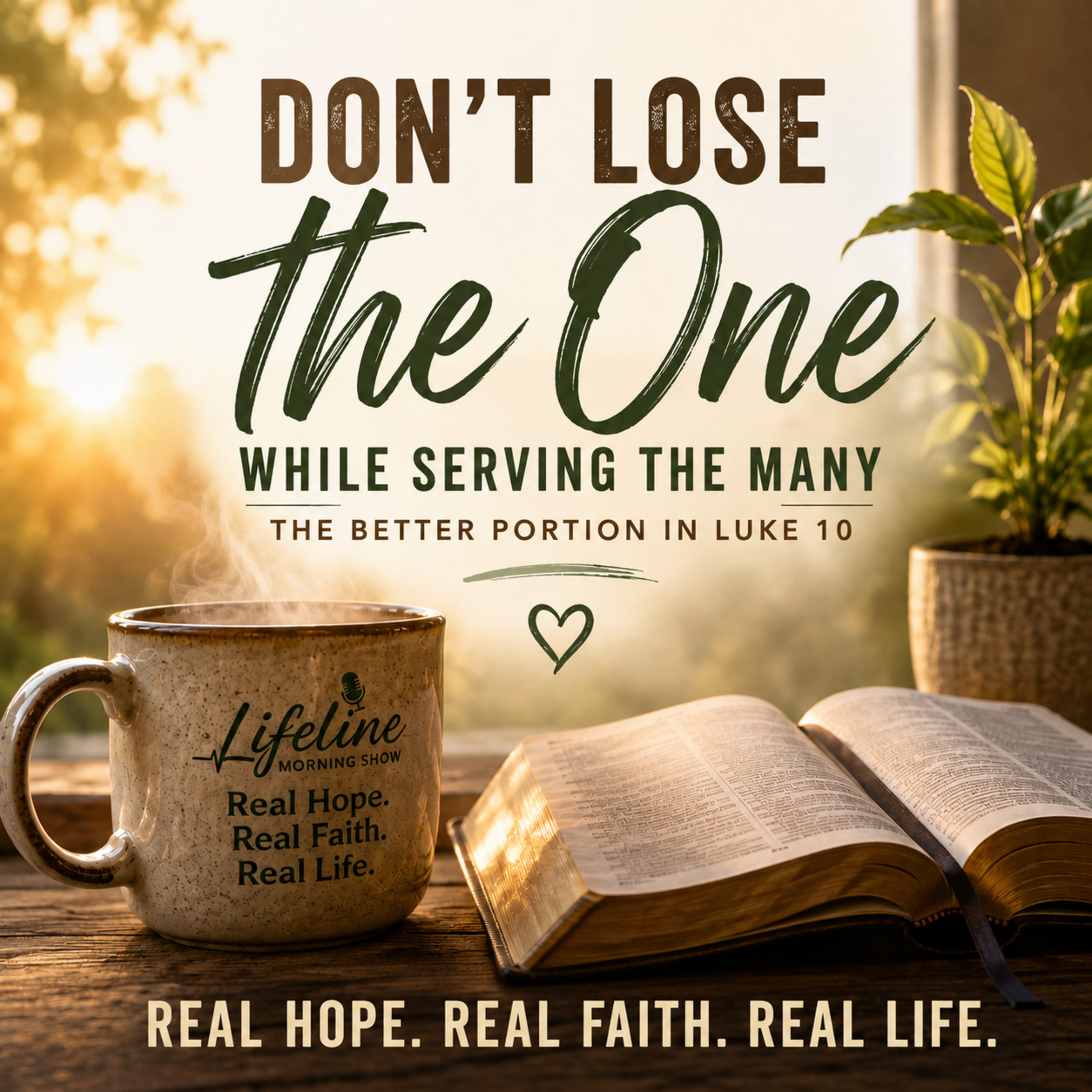 Don't Lose the One While Serving the Many | The Better Portion in Luke 10 episode artwork