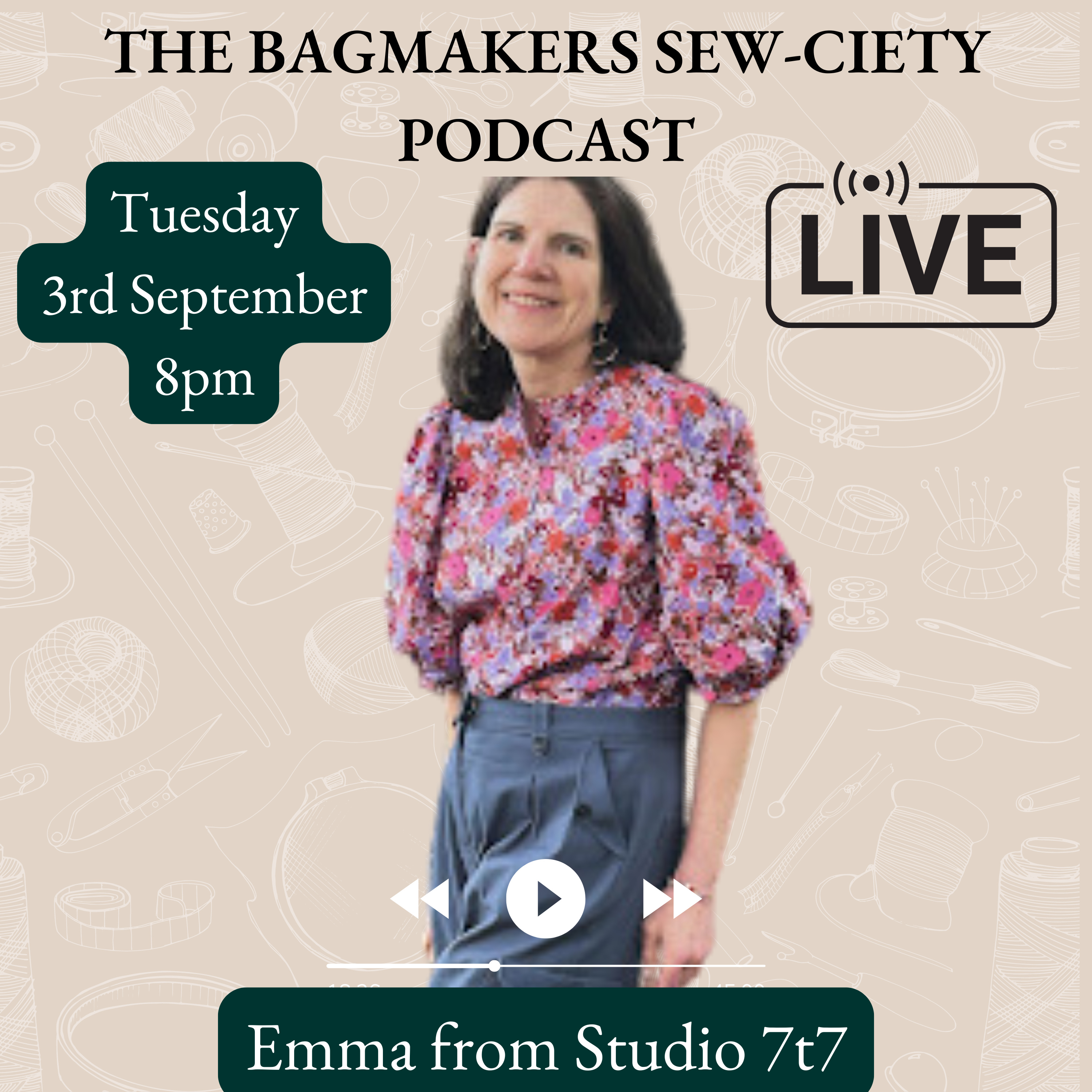 Bag Makers Sew-Ciety Podcast - Chat with Melanie Keane episode artwork