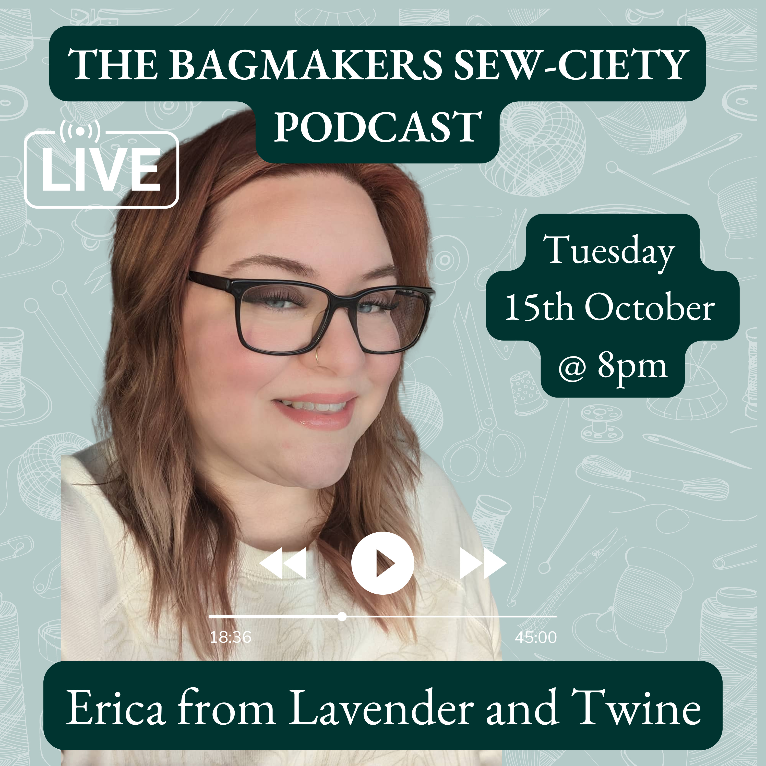 Bag-Making Insights with Erica of Lavender & Twine | From Design to Crafting Tips! episode artwork