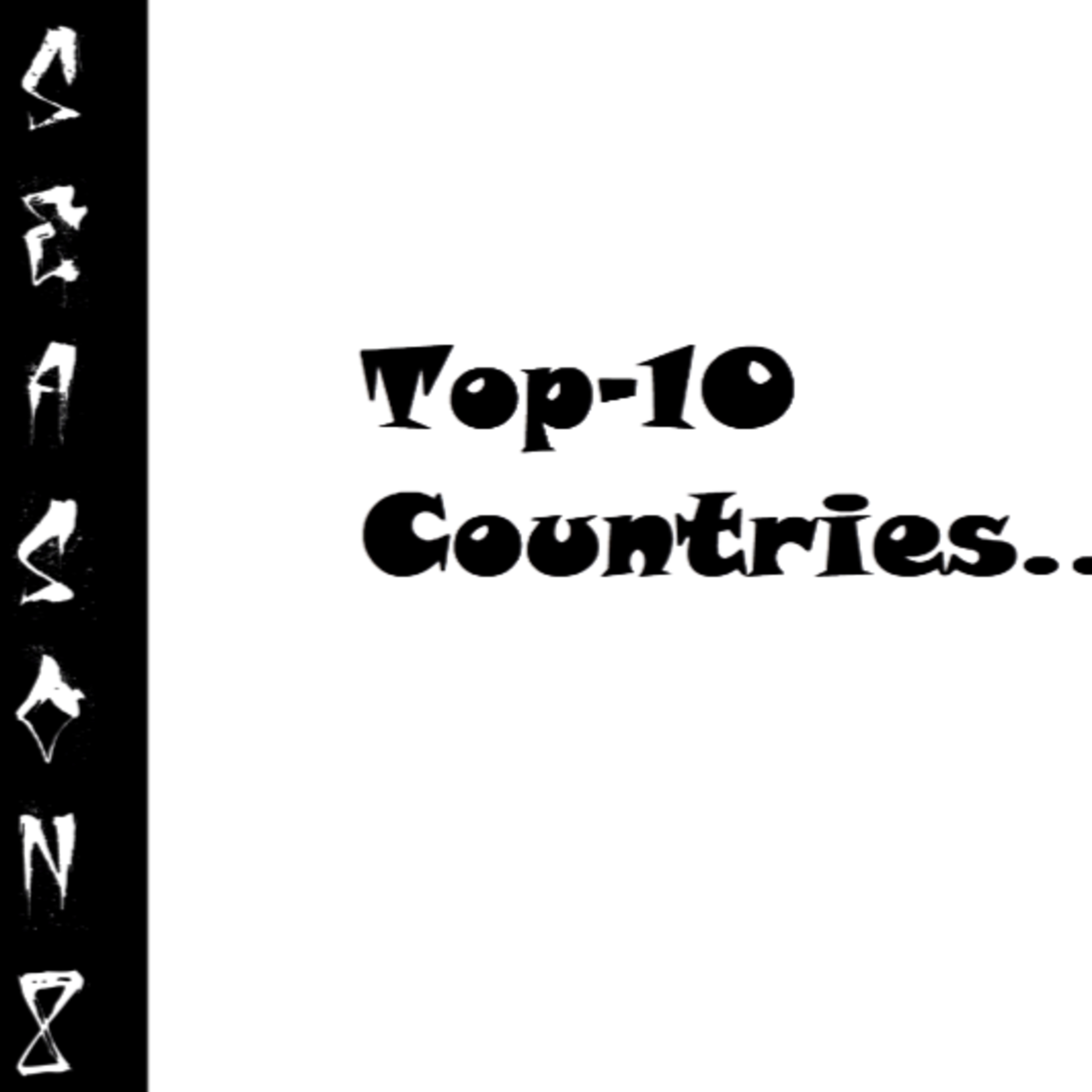"10-Biggest Countries in the World: a top-10 list" episode artwork