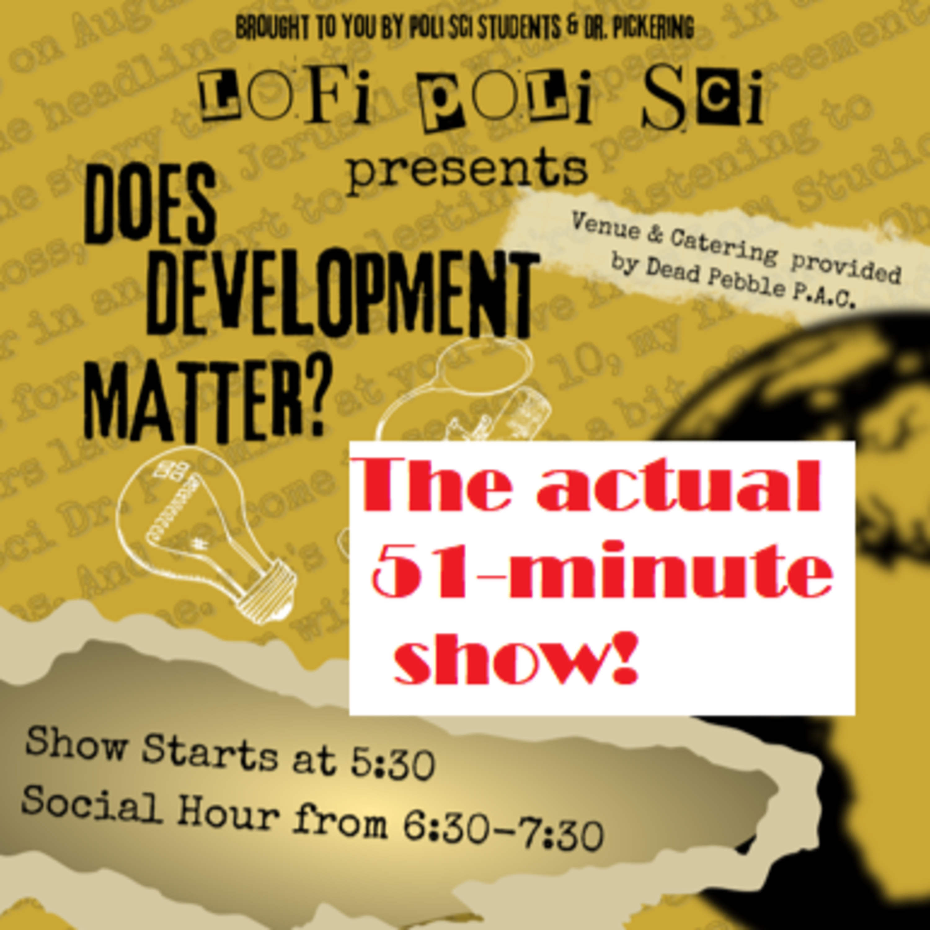 "Recording of Lofi-Live Show: Does Development Matter? Nov 14 @UNO"