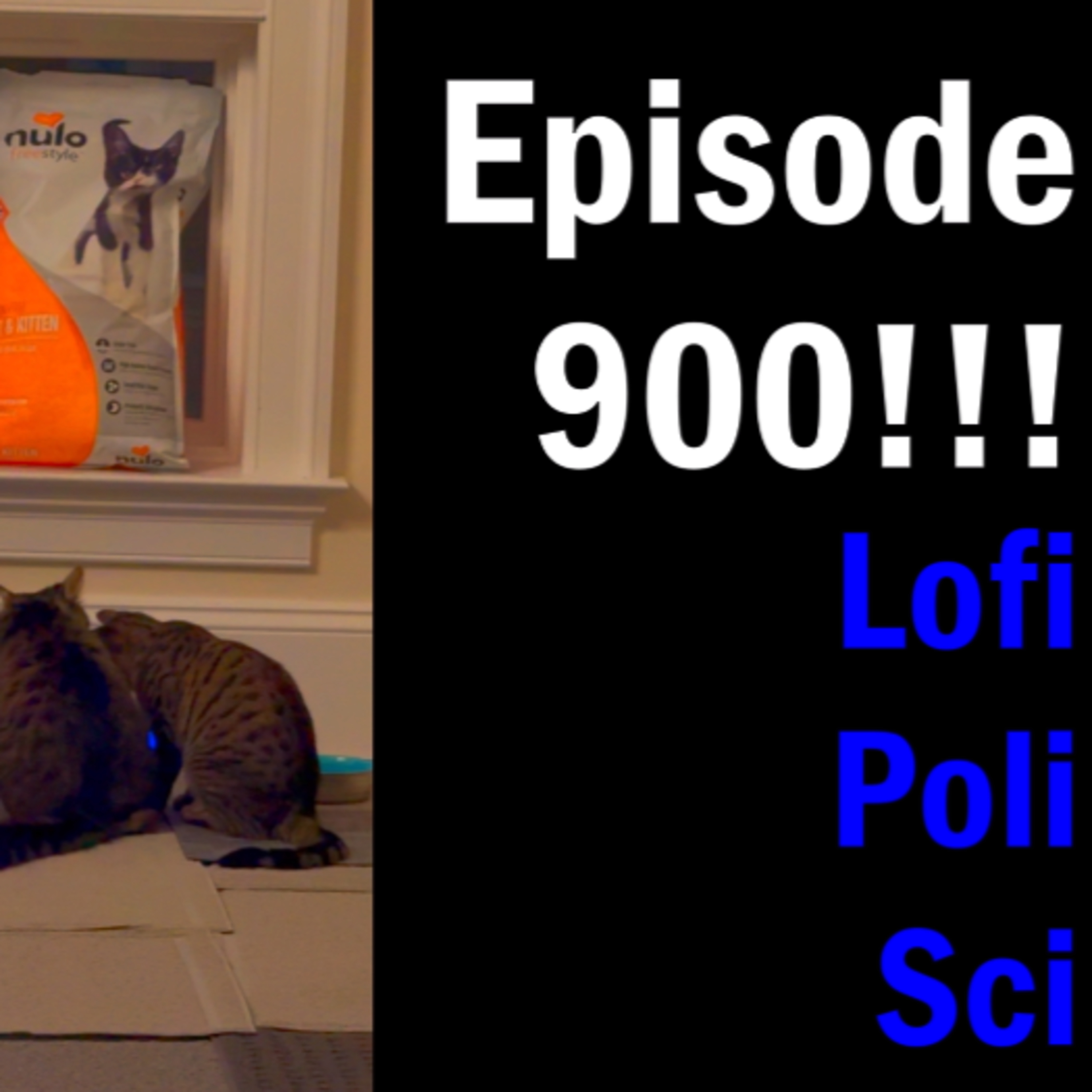 "Episode-900!...and Kitty Talk: the Chronicles of a New Cat-Parent" episode artwork