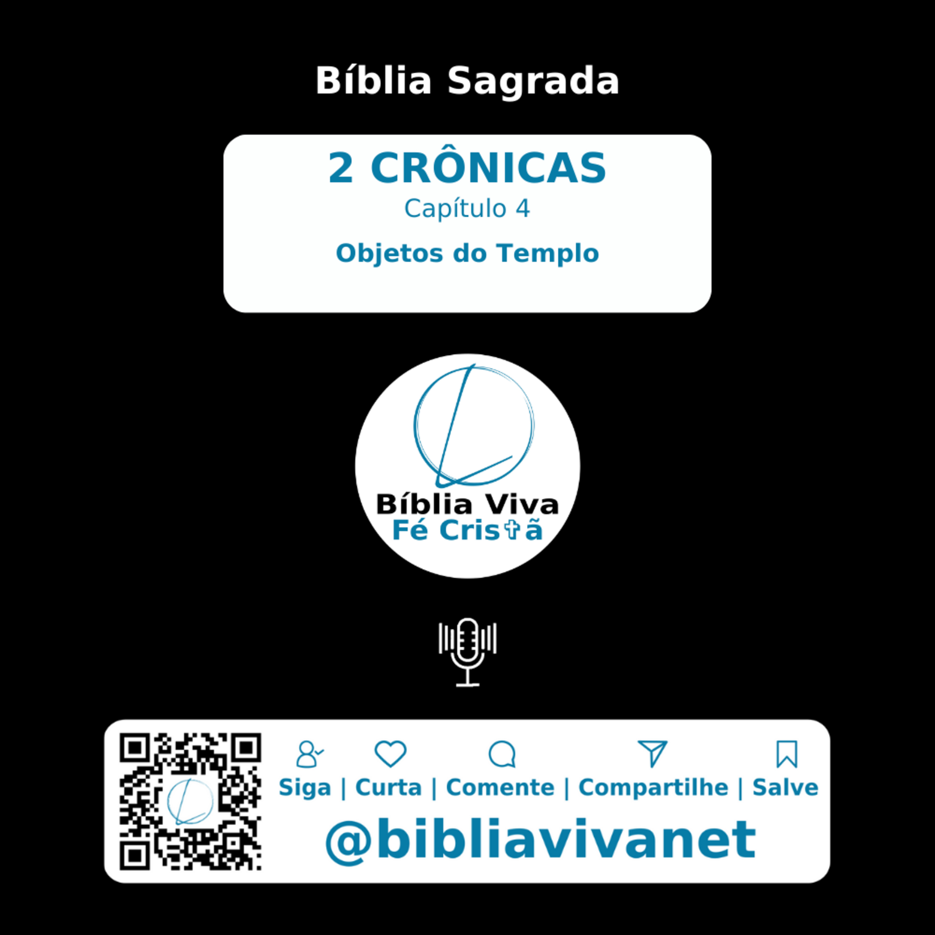 Bíblia Sagrada 2 CRÔNICAS Capítulo 4: Objetos do Templo #Objetos #Templo #MarDeBronze episode artwork