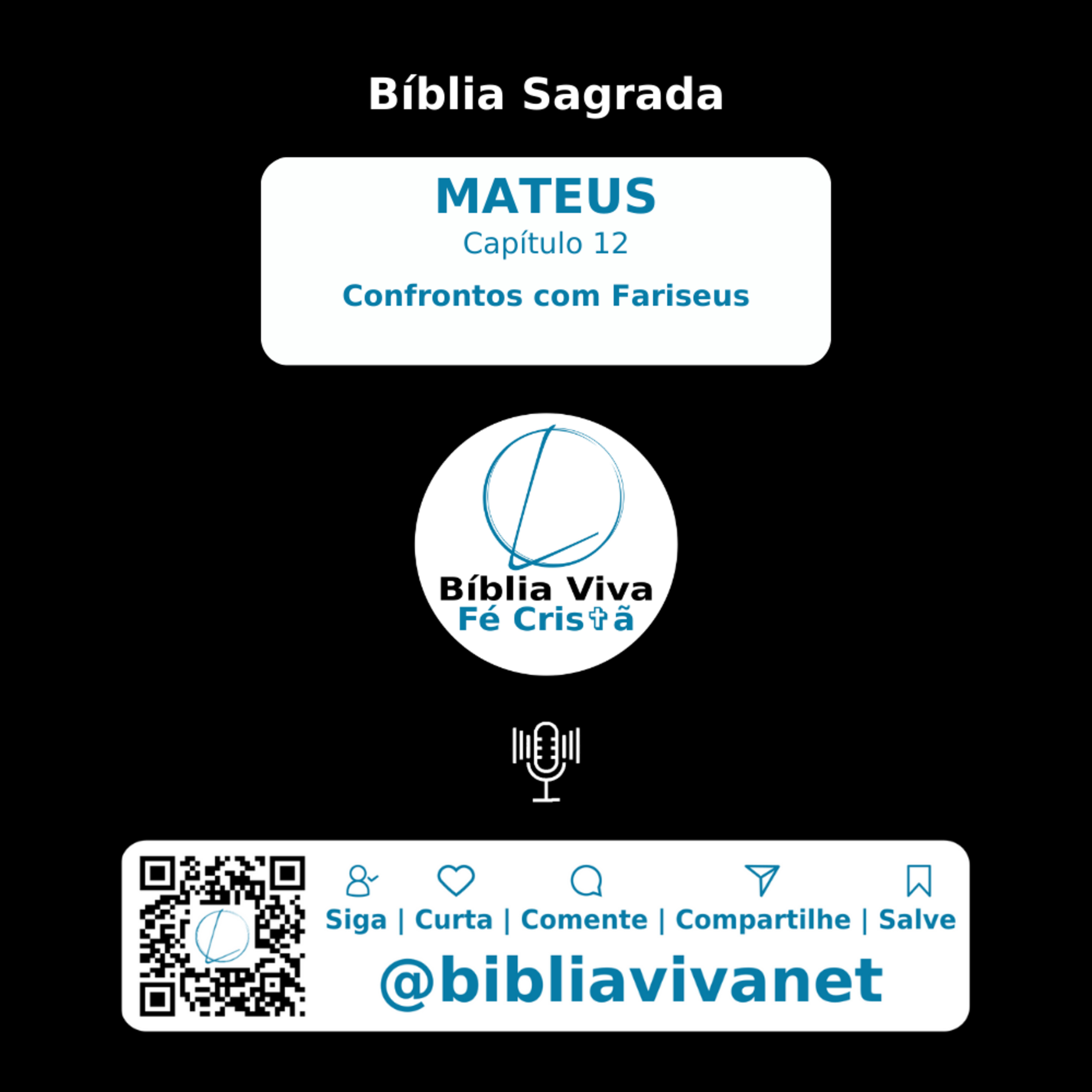 Bíblia Sagrada MATEUS Capítulo 12: Confrontos com Fariseus #Fariseus #Confronto episode artwork