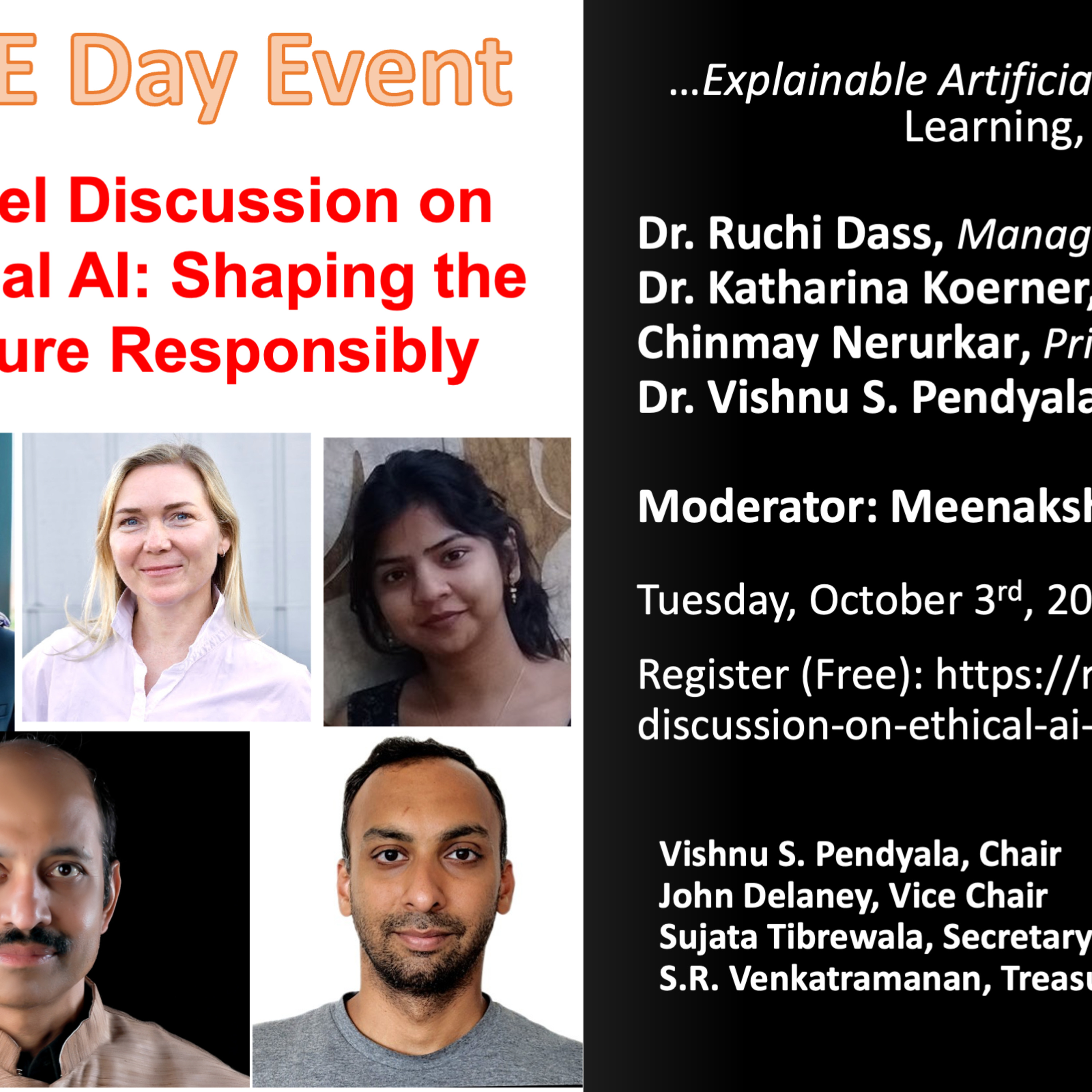 IEEE Day Panel Discussion on Ethical AI: Shaping the Future Responsibly