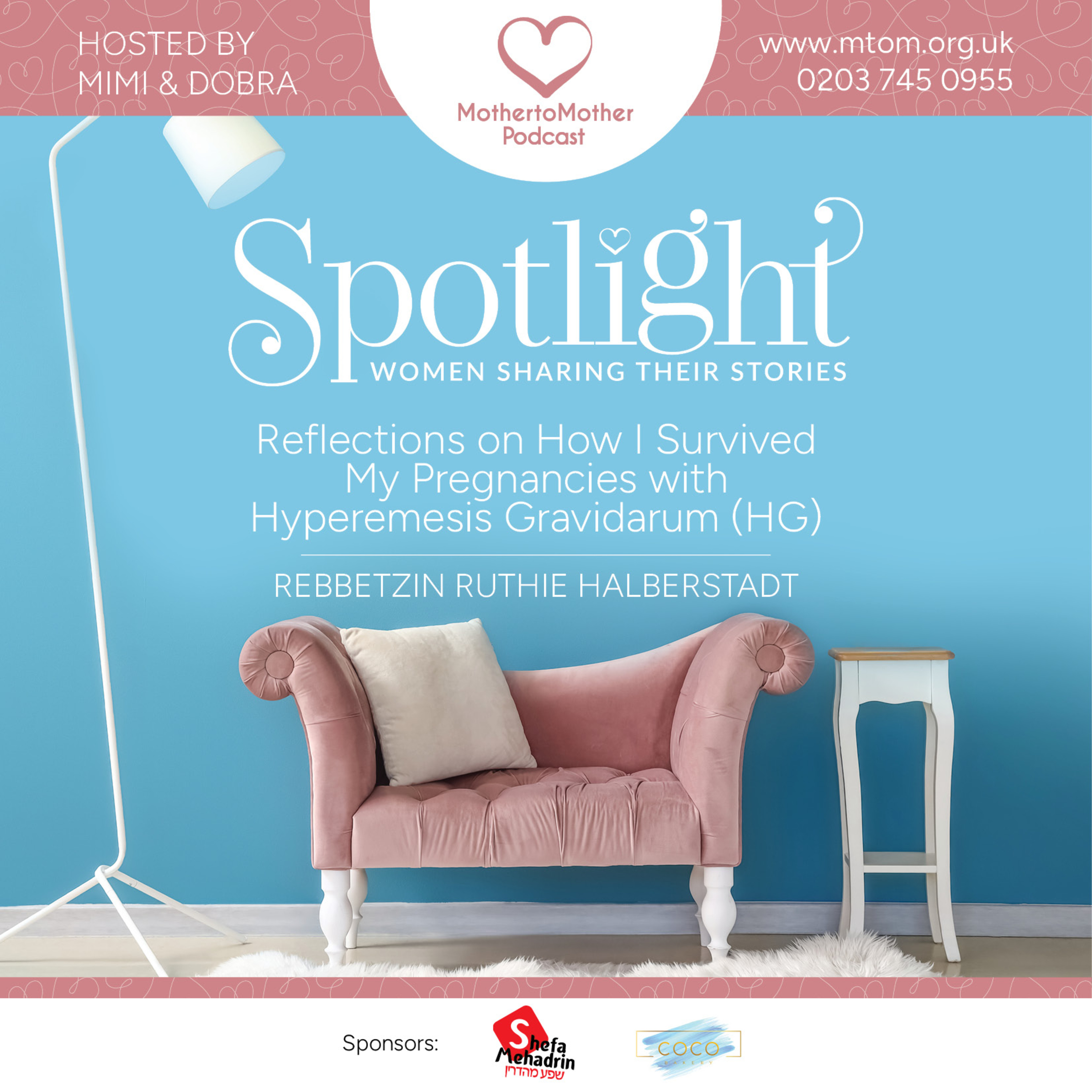 Rebbetzin Ruthie Halberstadt: Reflections on How I Survived My Pregnancies with Hyperemesis Gravidarum (HG): episode artwork