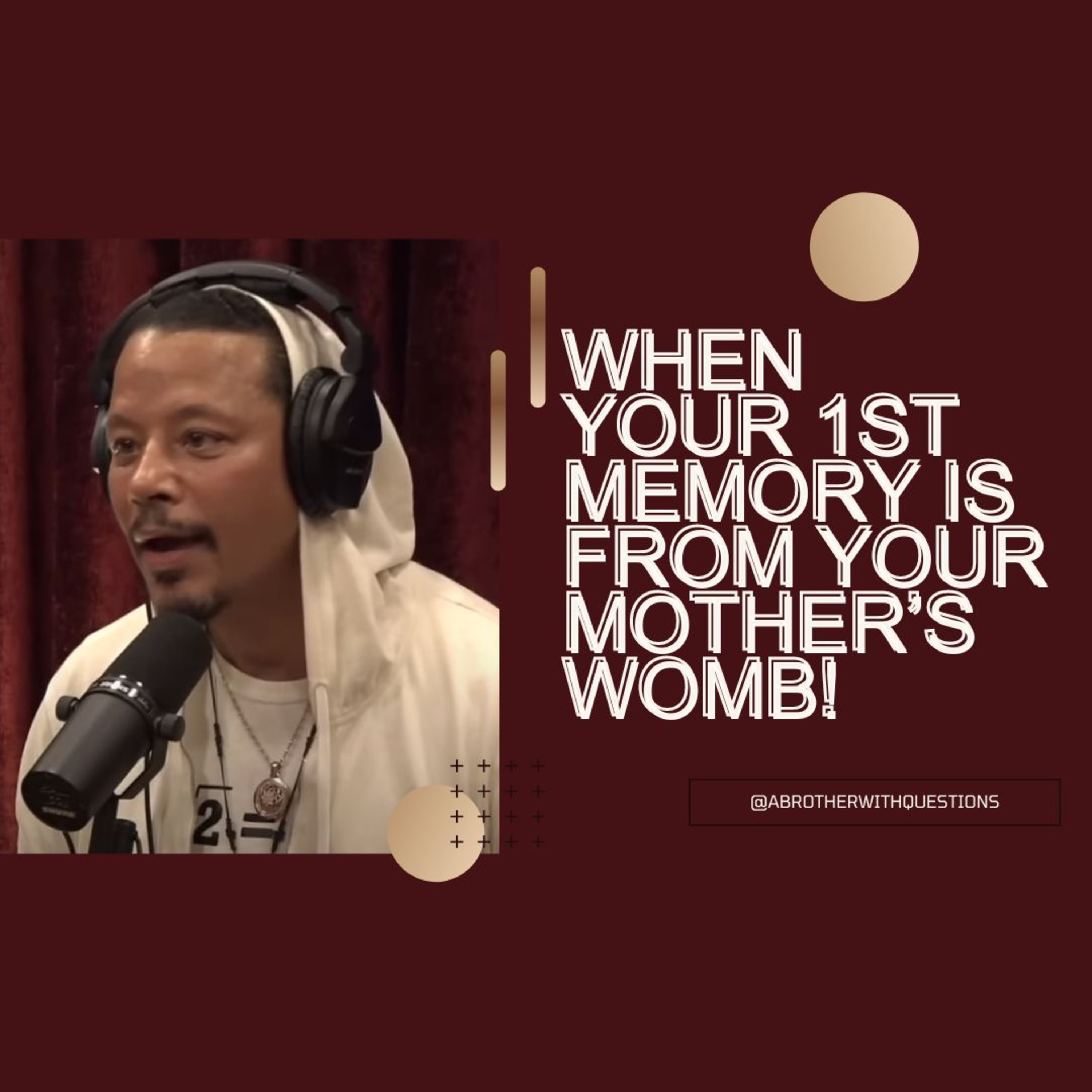 When your 1st memory is from your mother's womb!