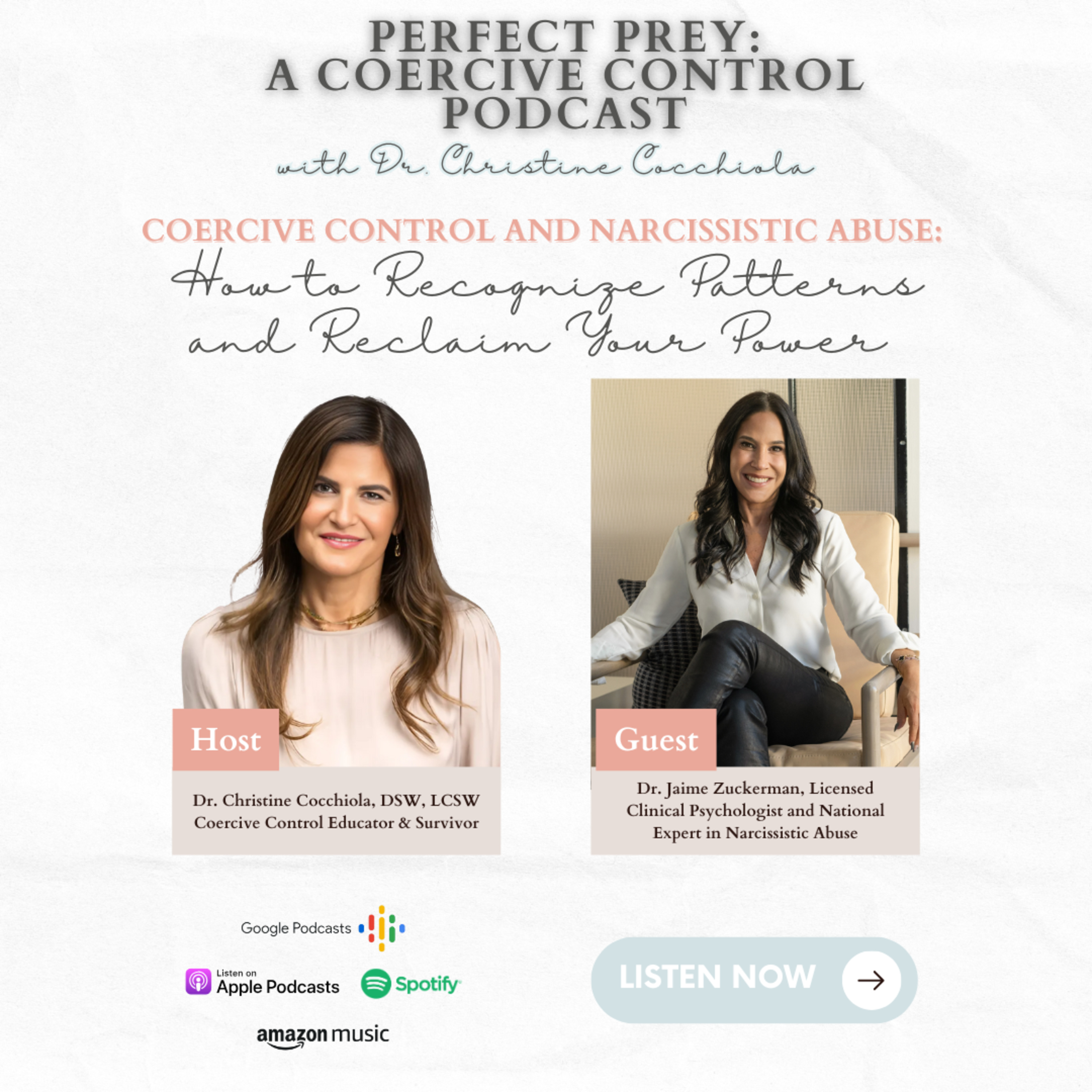 Coercive Control and Narcissistic Abuse: How to Recognize Patterns and Reclaim Your Power with Dr. Jamie Zuckerman