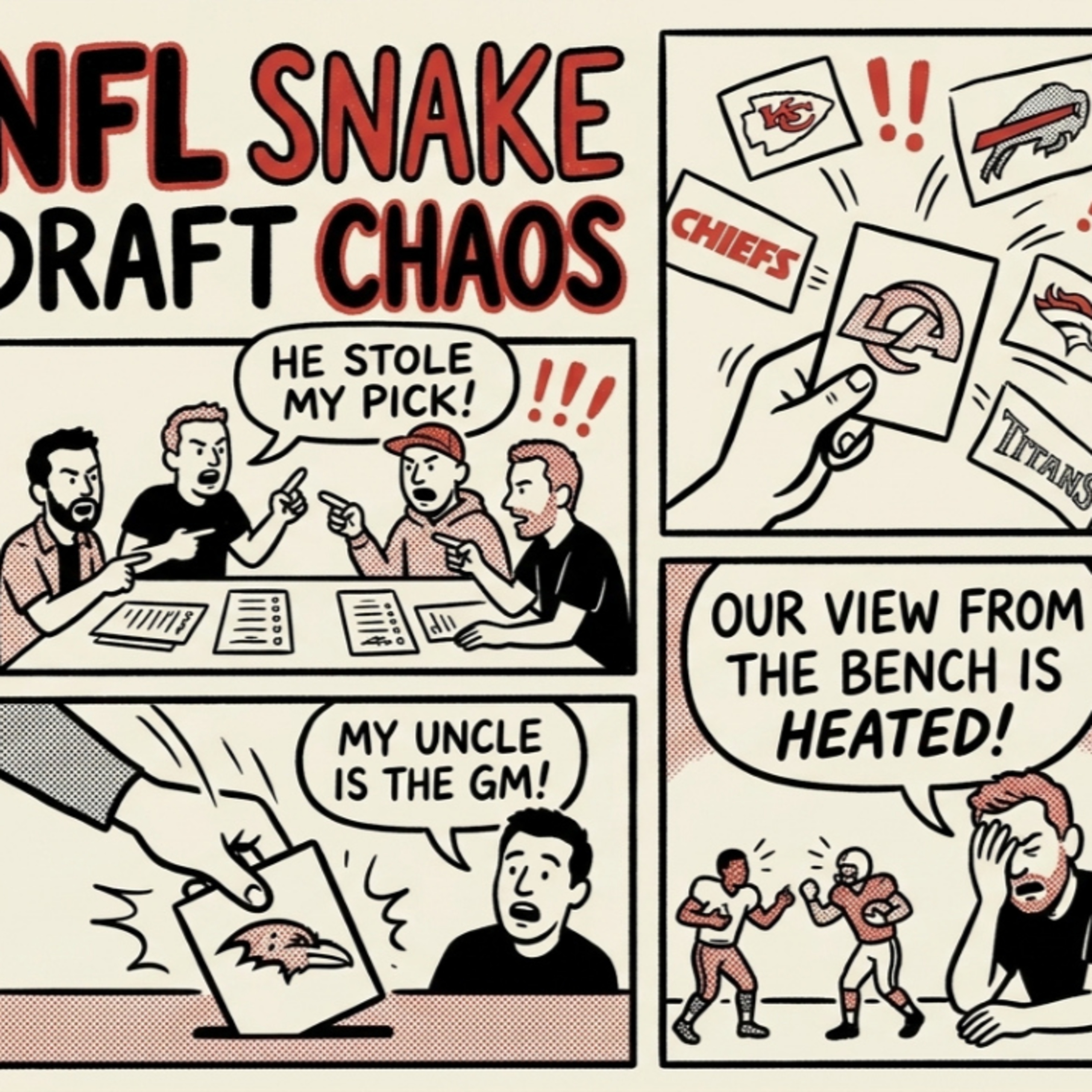 NFL Snake Draft Chaos episode artwork