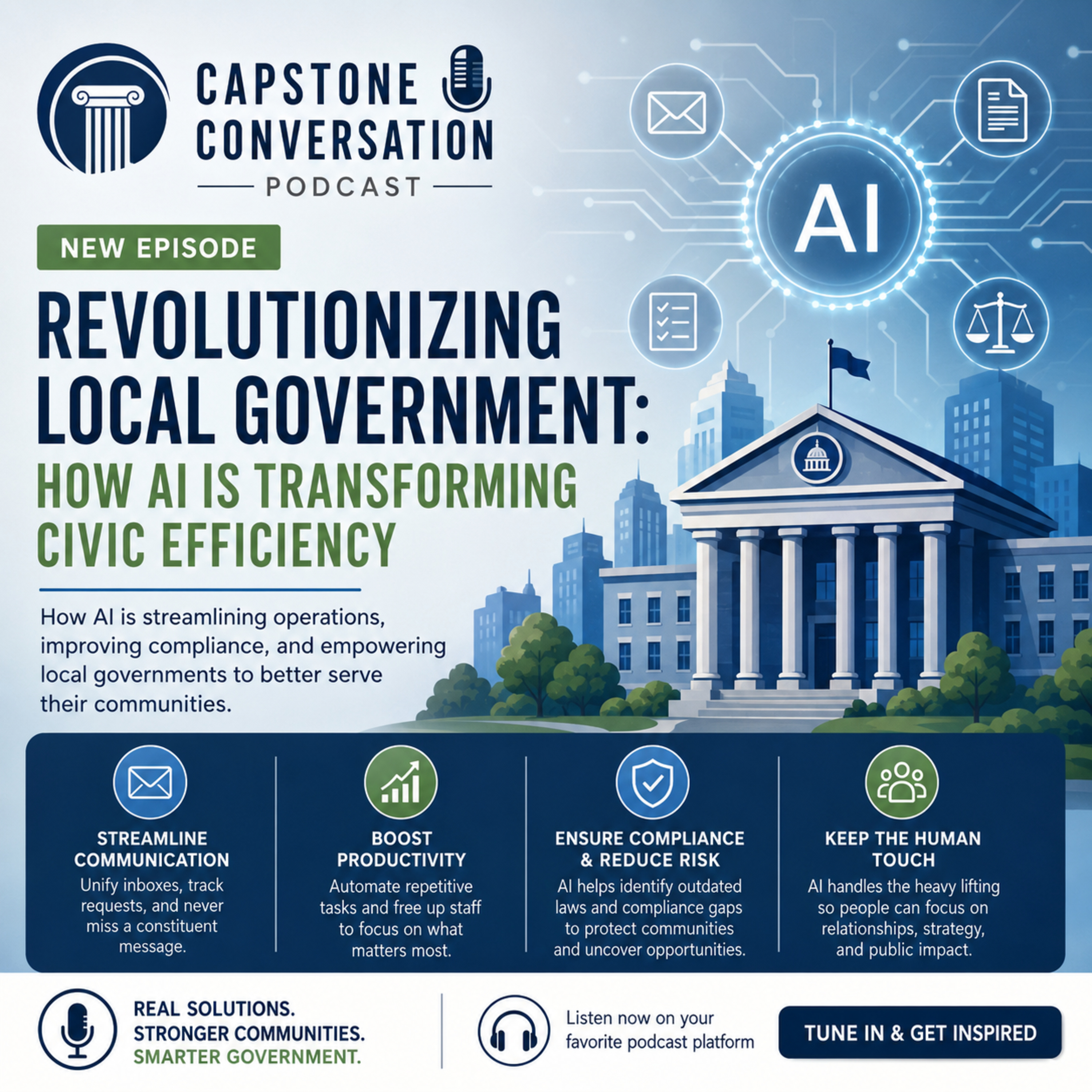 AI Tools for Government Professionals: Transforming Local Governance with AI: A Conversation with Civic & Legislaide episode artwork