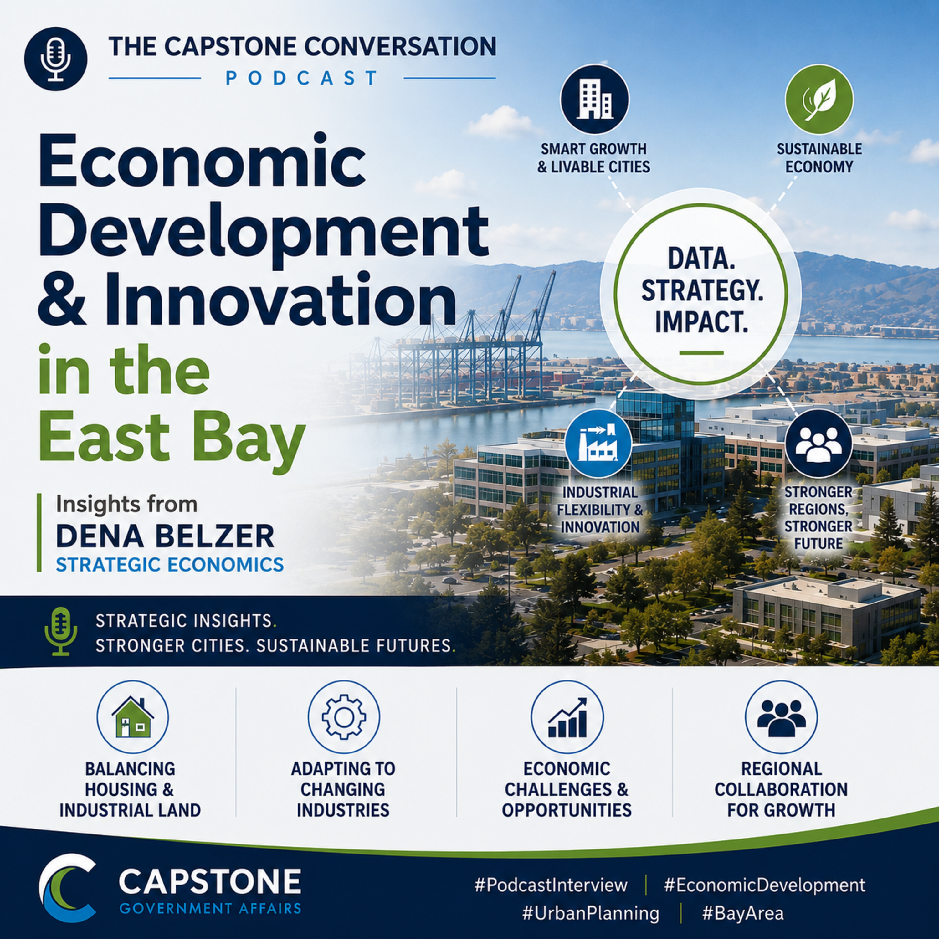 Economic Development in the Bay with Dena Belzer from Strategic Economics. episode artwork