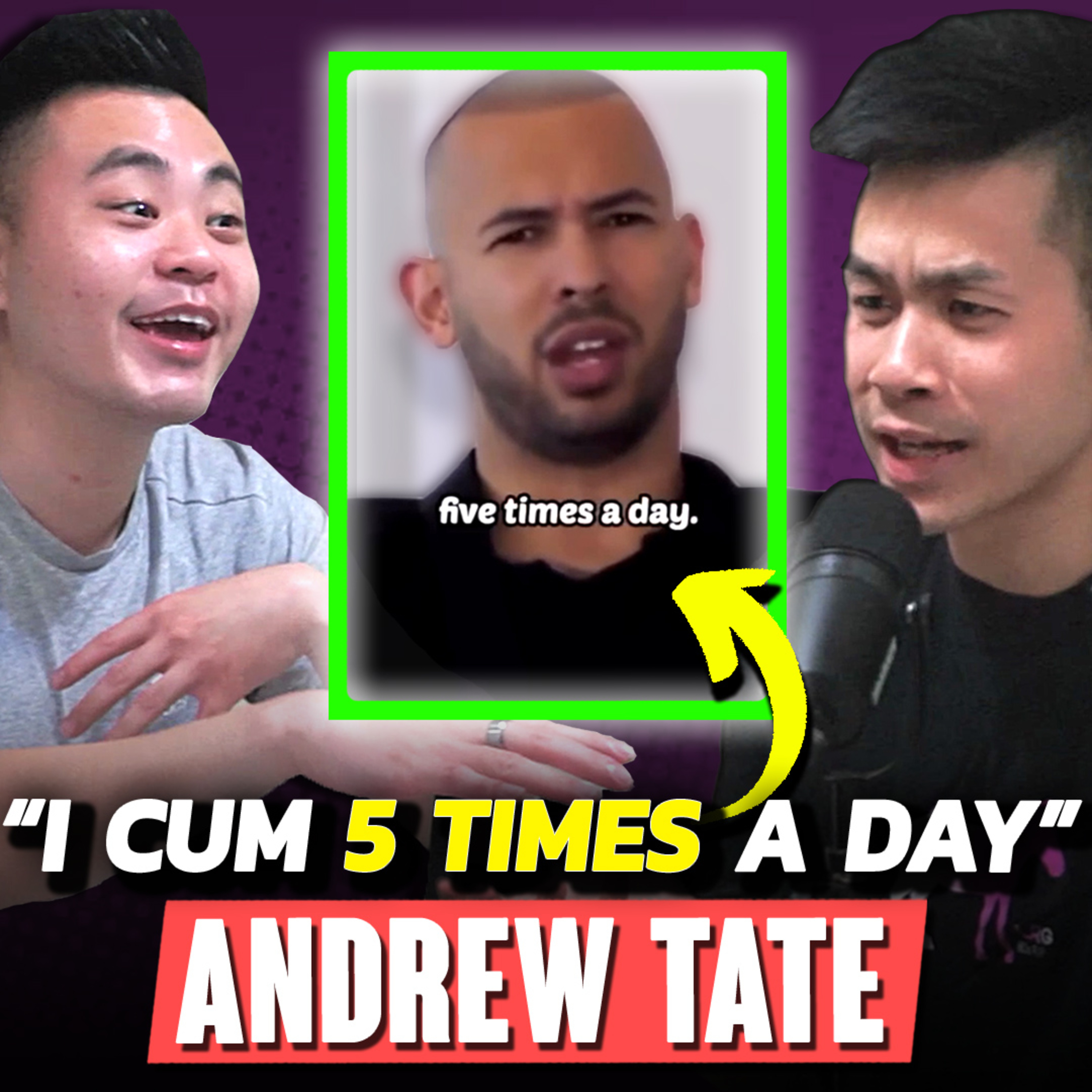 Andrew Tate Ejaculates Five Times A Day?! | Sex & Productivity episode artwork