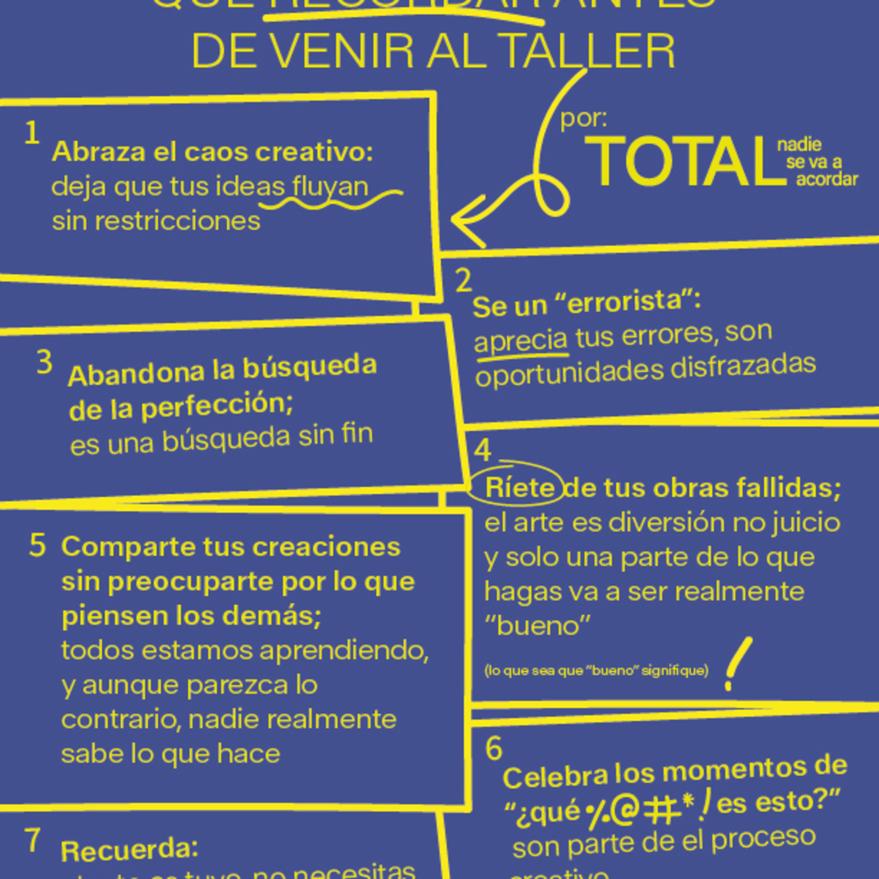 Total nadie se va a acordar