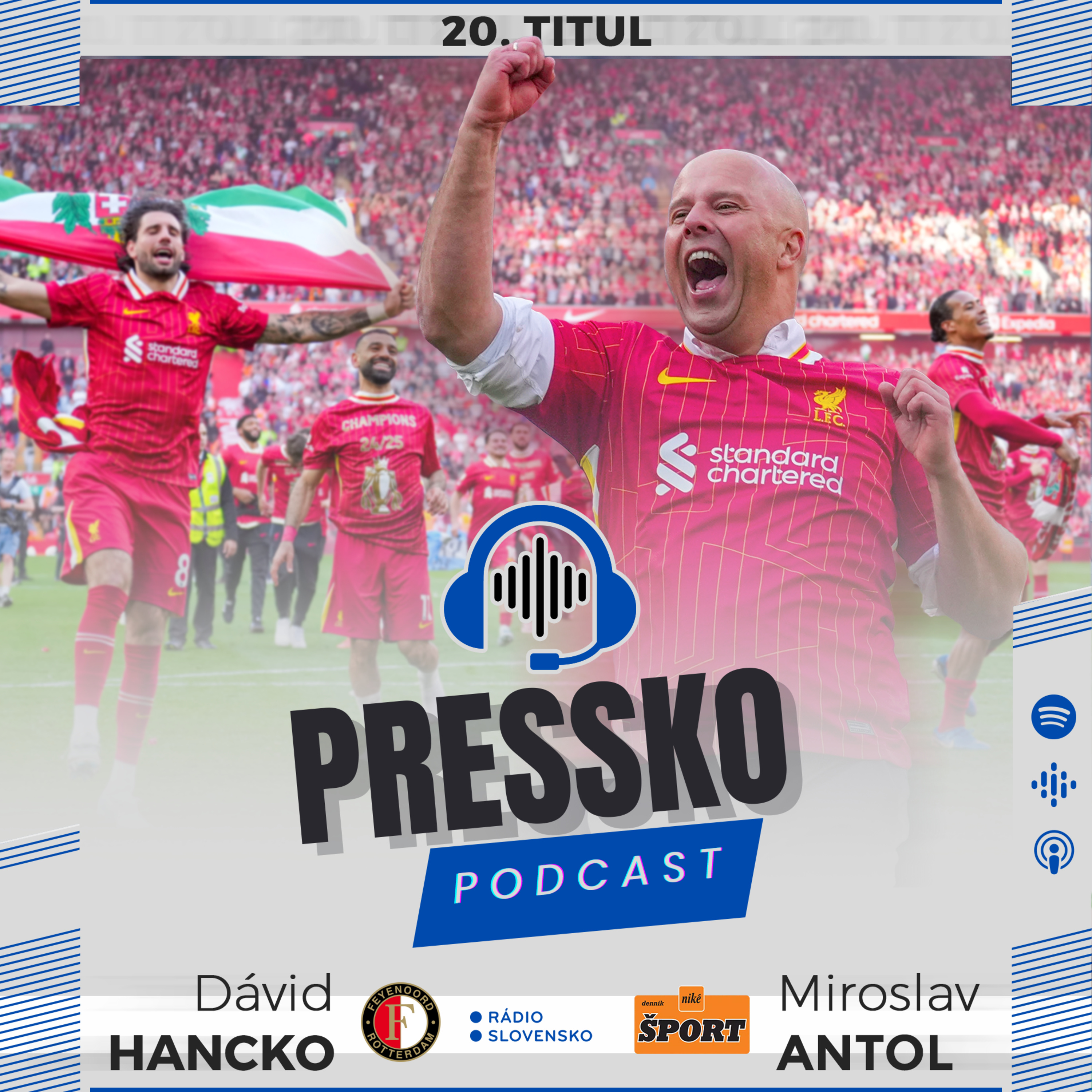 #89 Dávid Hancko gratuloval Slotovi: ,,Napísal som mu, že nie som prekvapený... že je najlepší." episode artwork