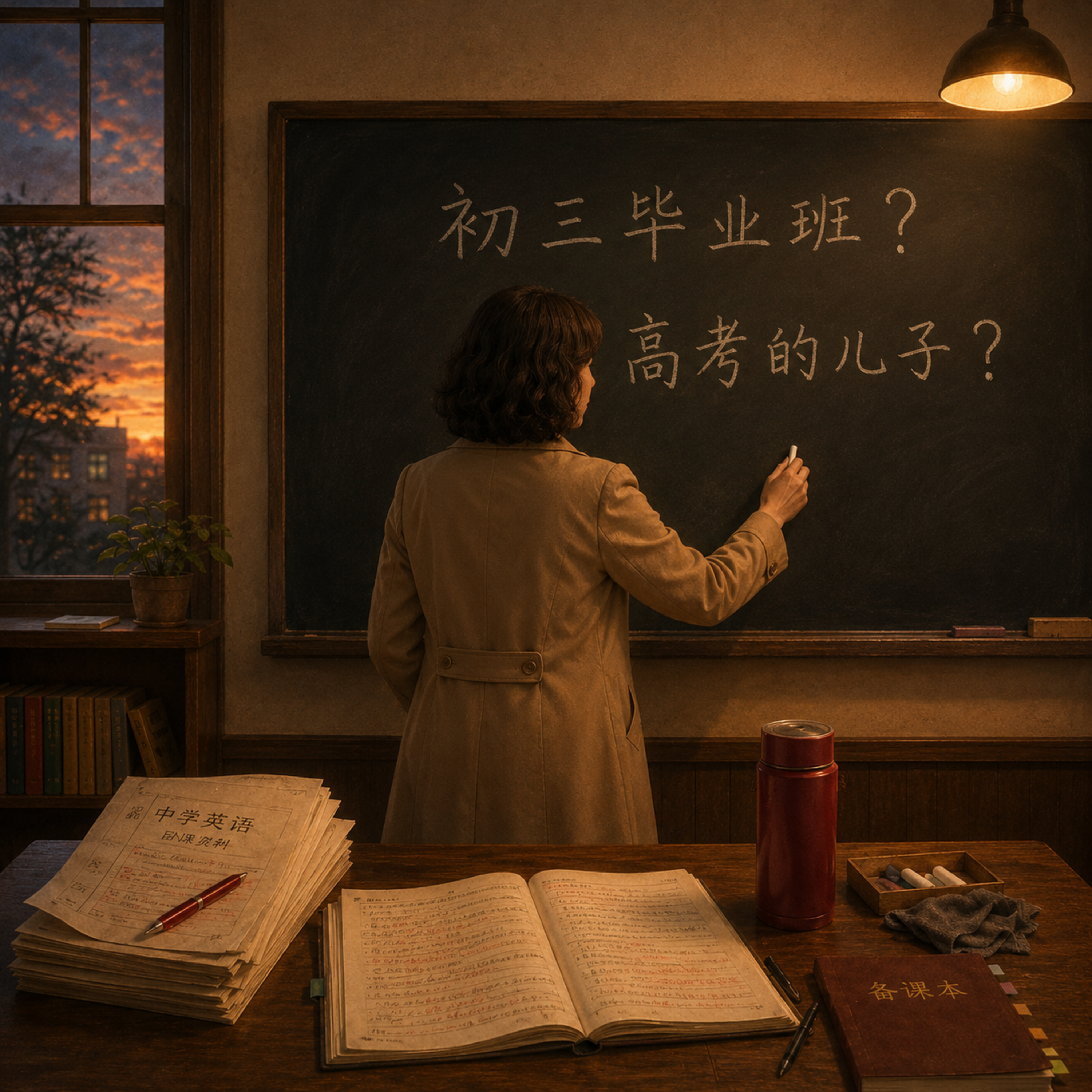Vol.09 话聊-李老师｜儿子高考撞上初三毕业班，她把自己排第一位 episode artwork