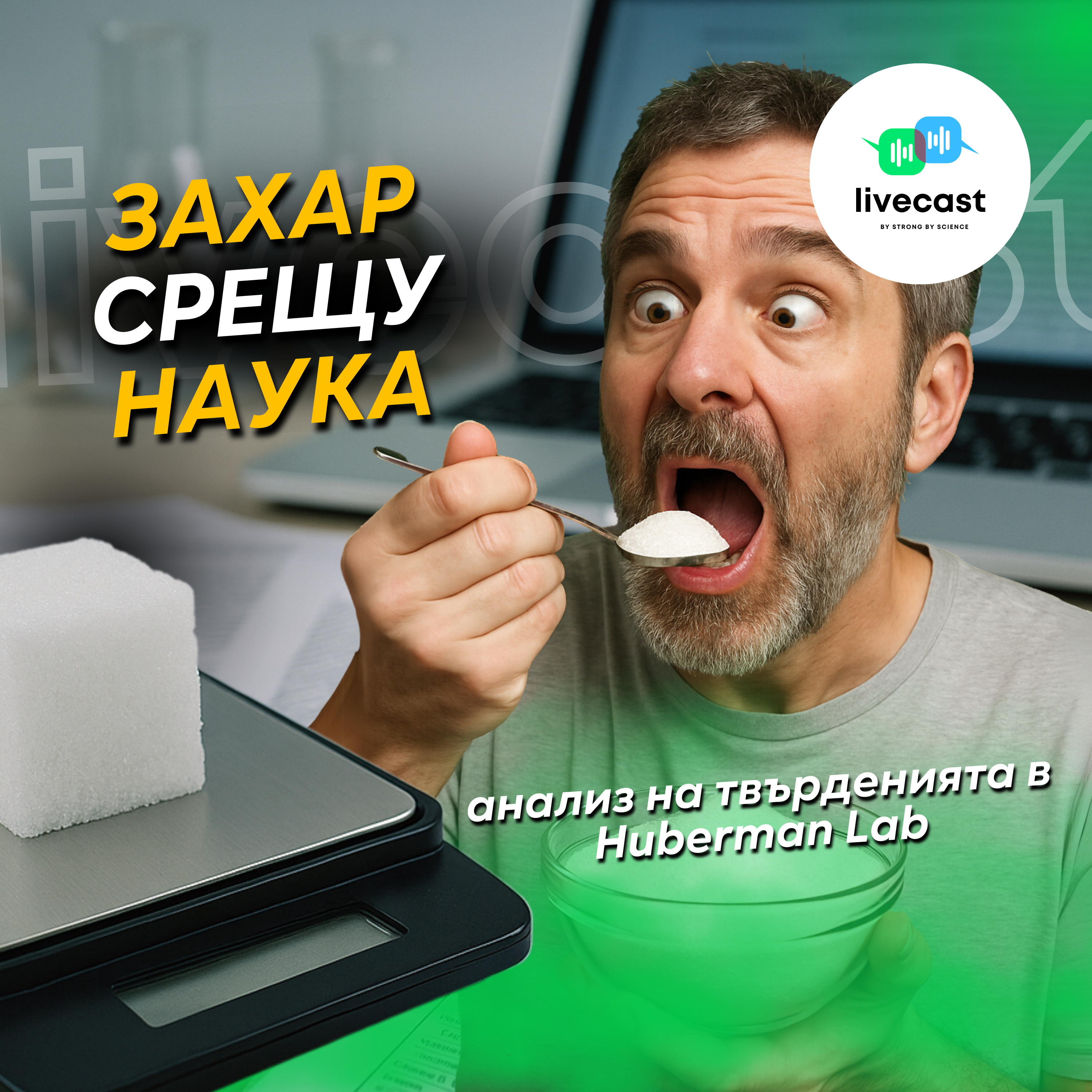 Твърденията на д-р Робърт Лъстиг в "Huberman Lab" подкаст: анализ и коментар -- SBS Livecast 122 episode artwork