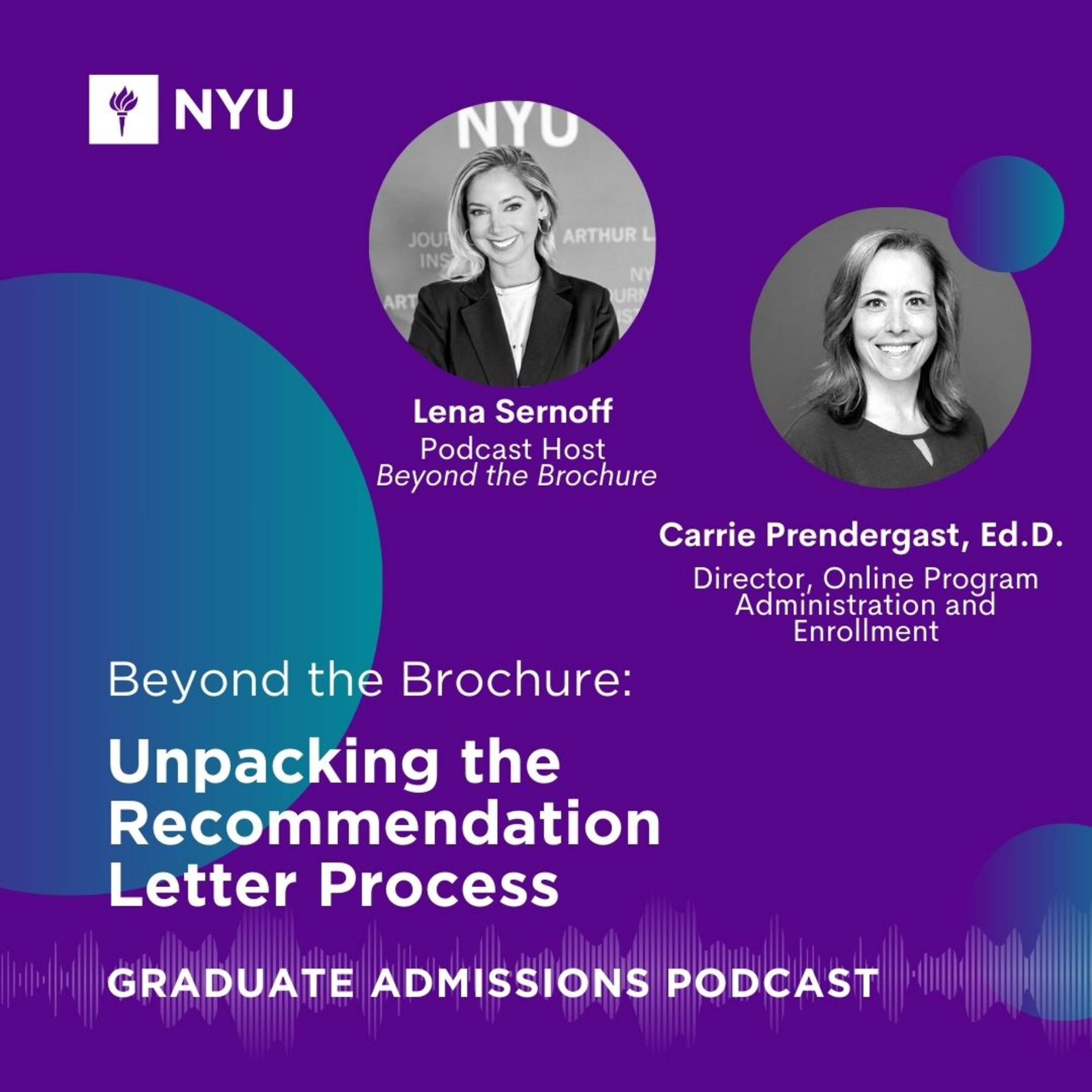 Beyond the Brochure: NYU Graduate Admissions Podcast