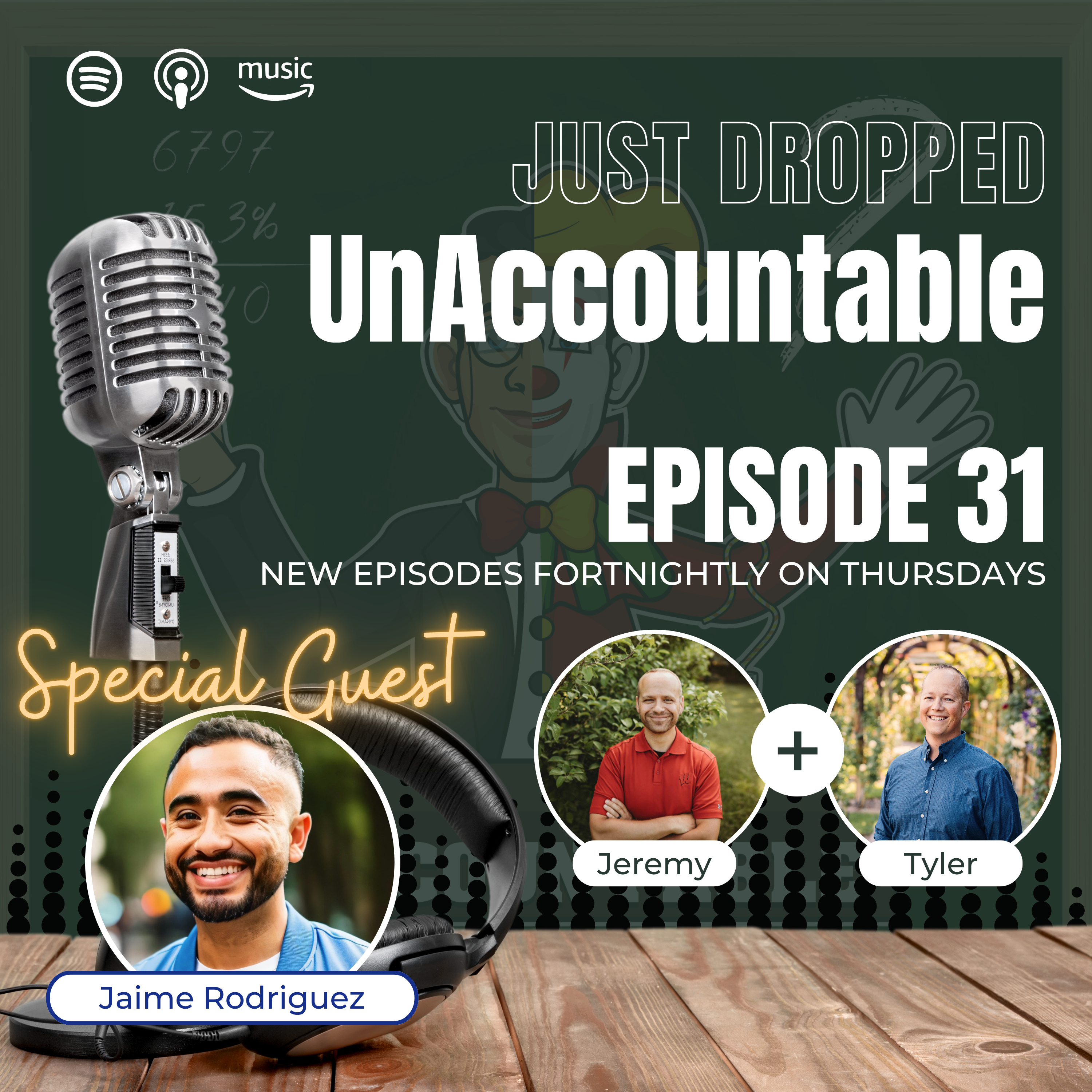 Ep. 31 CPA Bar Names, Legal Ledger Showdown, and Jaime from Bookkeepers.com! episode artwork