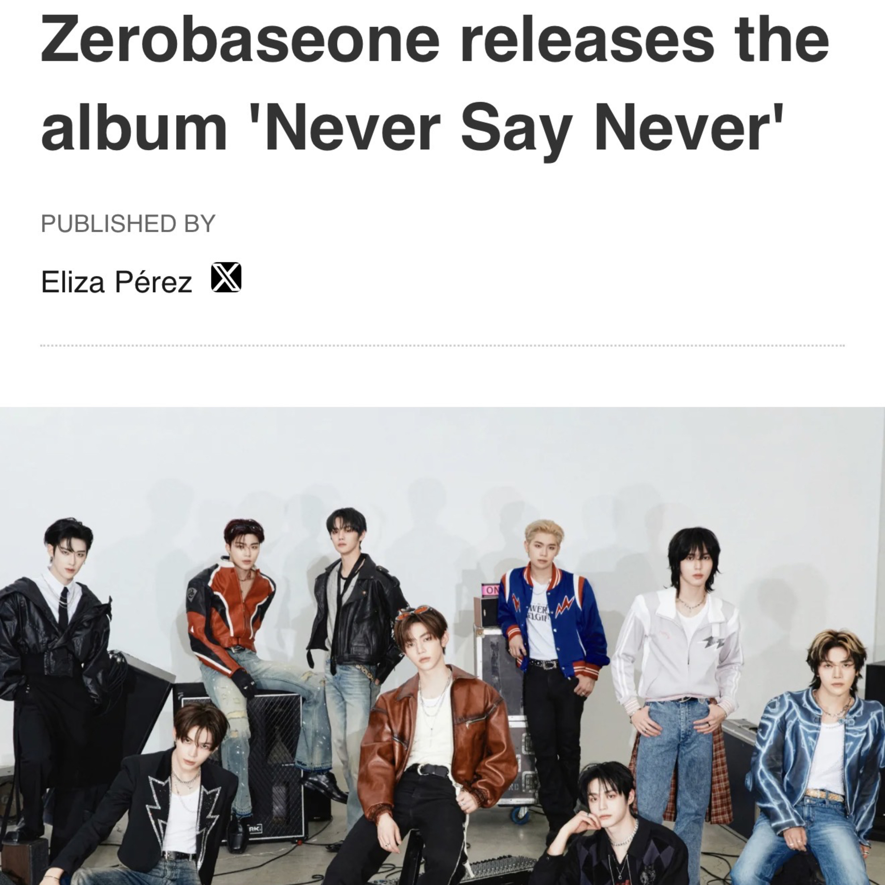 ZeroOneBase Releases the album Never Say Never  episode artwork