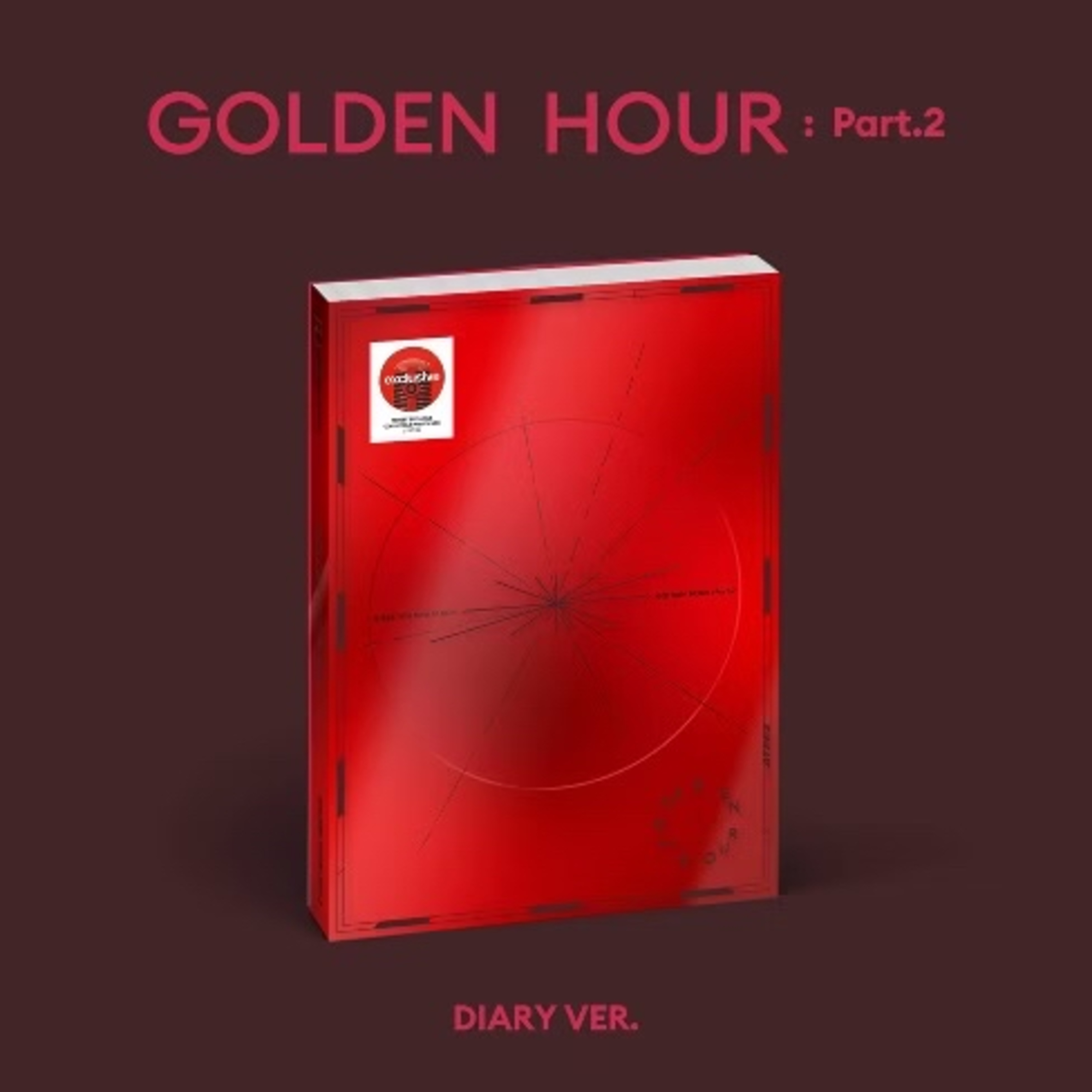 I had bought ATEEZ new album red one ATEEZ 11th Mini Album Golden Hour Part 2 Diary Version