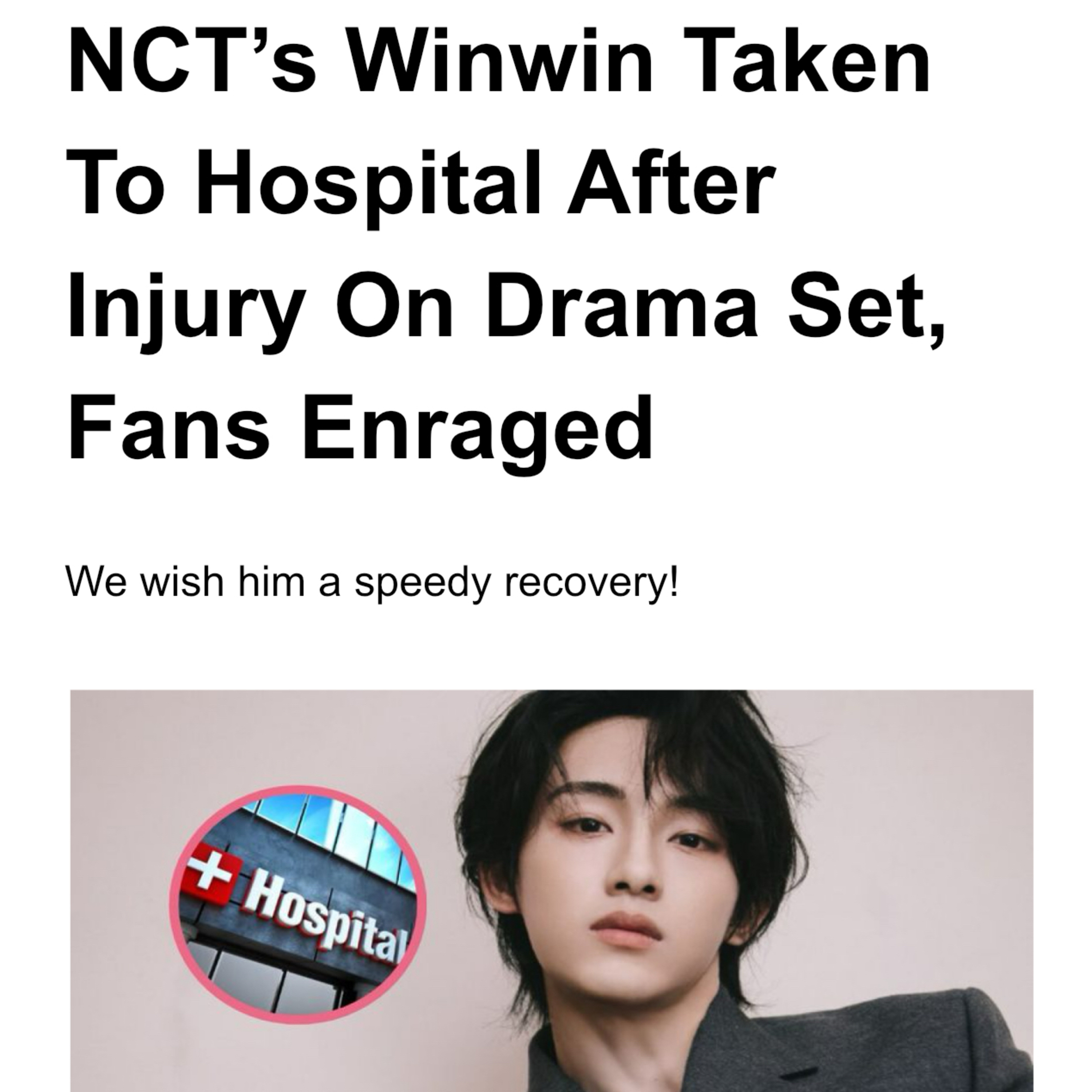 NCT WinWin got injured on drama filming set and Larger Than Life reign of the BoyBands documentary