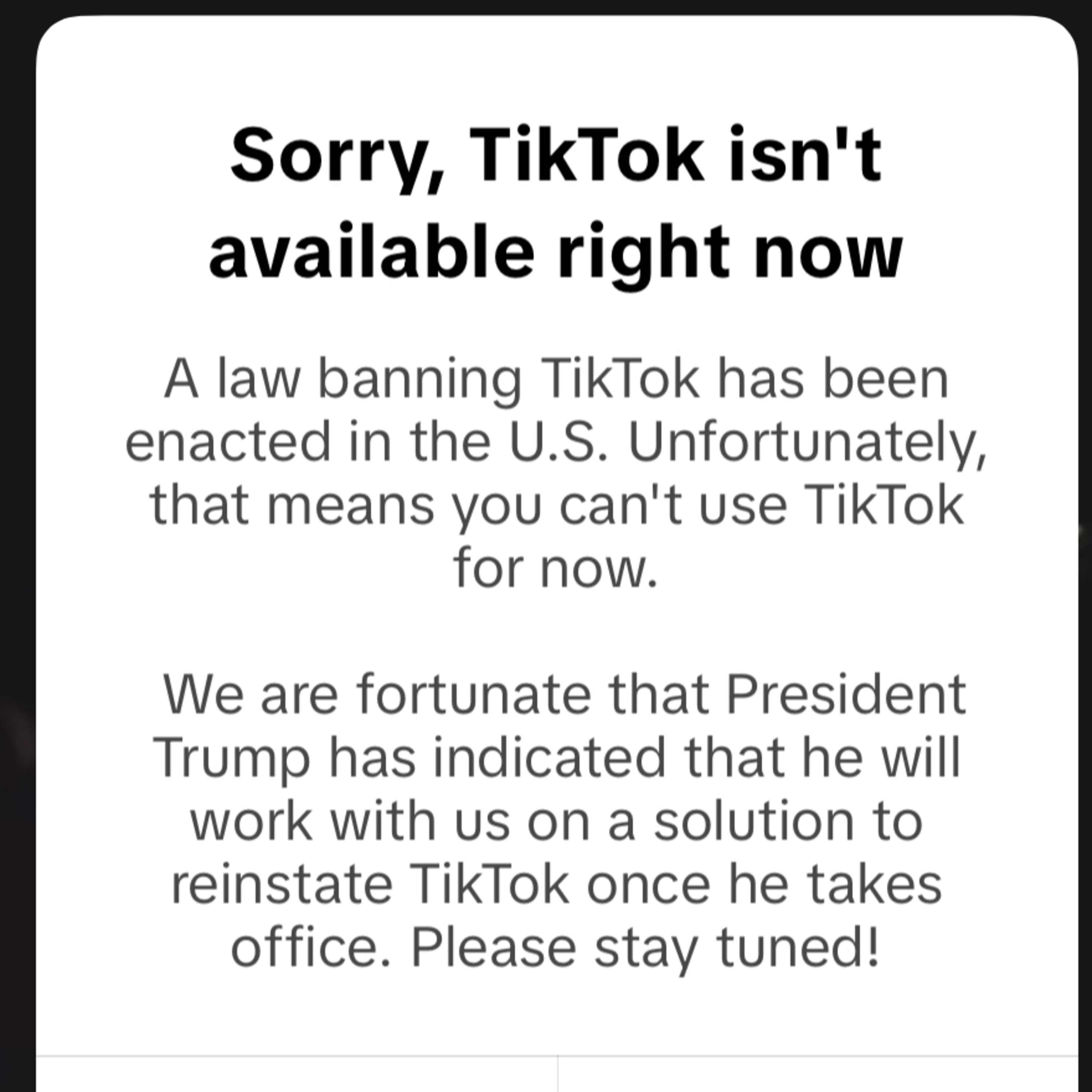 Today is the day of TikTok and Lemon8 apps are both banned today