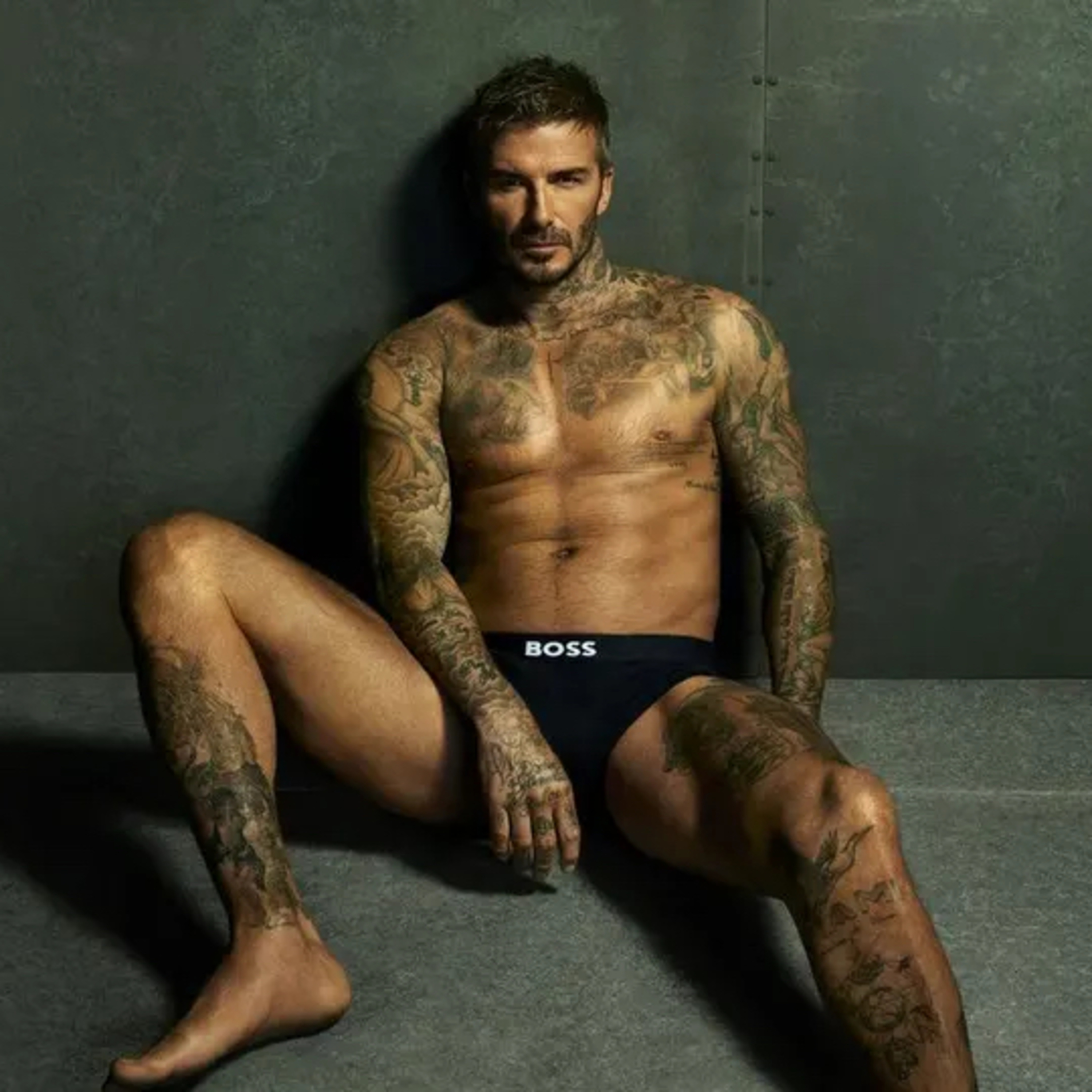 Part 1: David Beckham Strips Down to Boxer Briefs for Steamy Boss One Bodywear Campaign