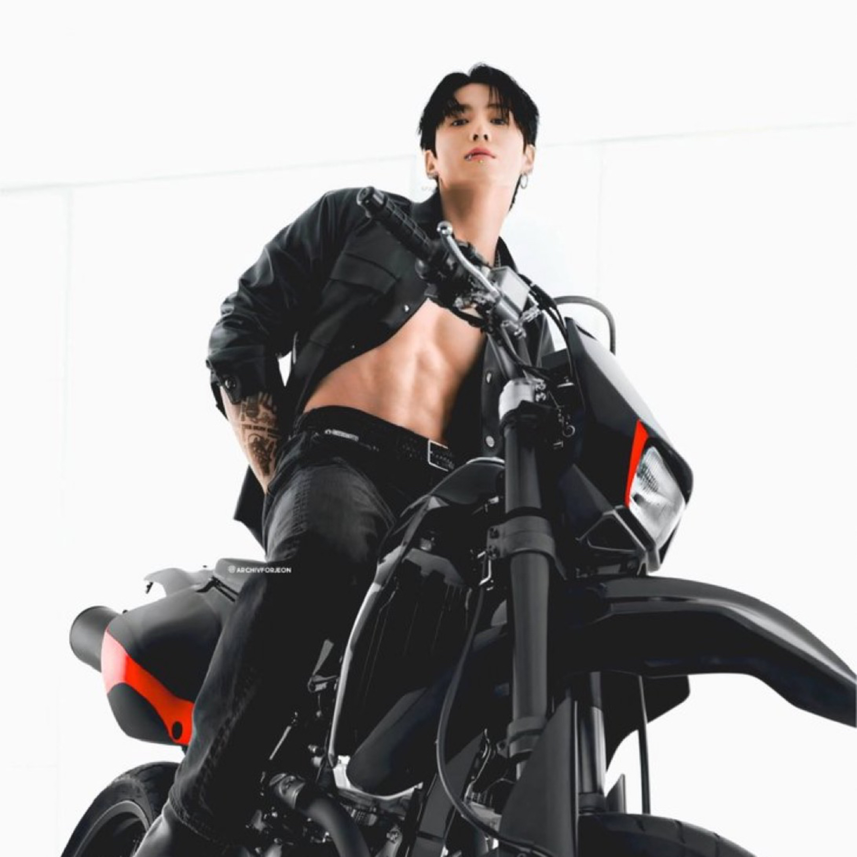 “Shirtless Biker” — BTS’s Jungkook Shocks Fans With Sexiest Calvin Klein Photoshoot Yet