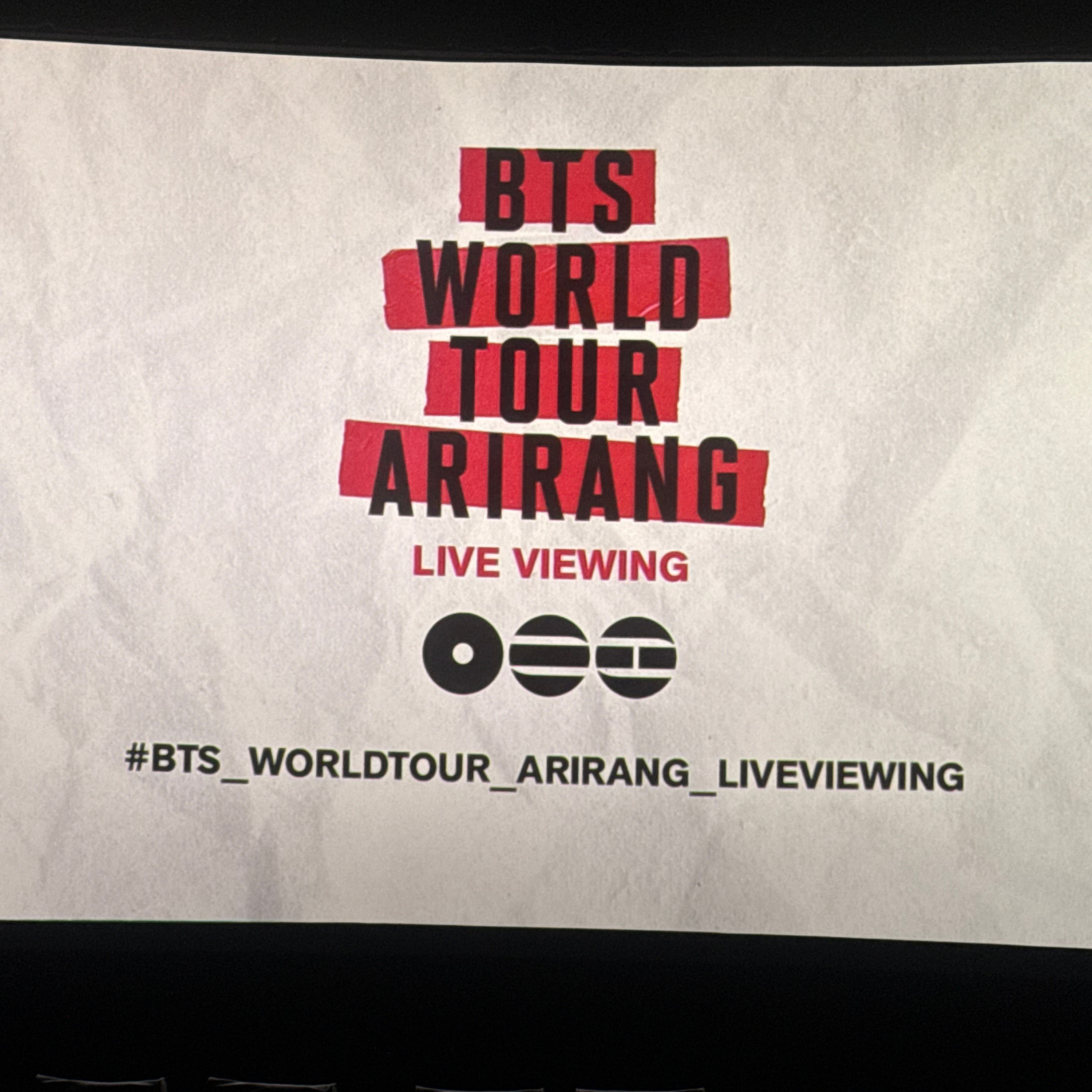 I actually saw the concert movie of BTS ARIRANG World Tour in movie theater today