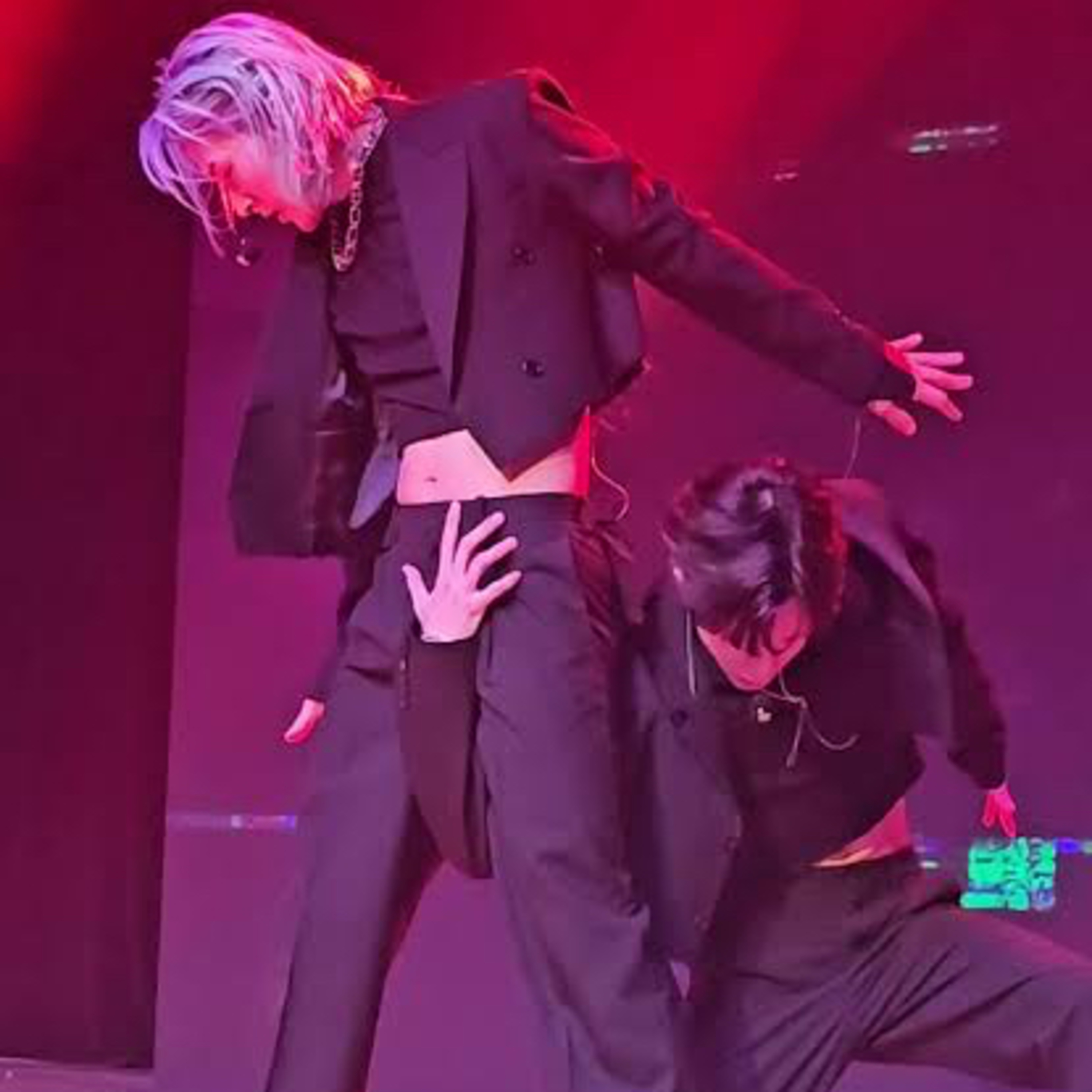 does OnlyOneOf Kpop boy band do the crotch grab episode artwork