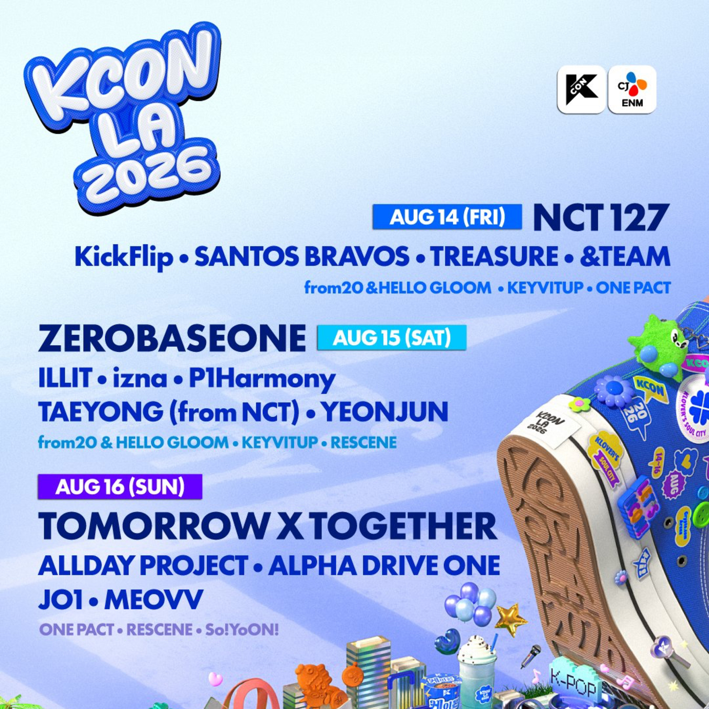 KCON LA 2026 Full Lineup Revealed: P1Harmony, TXT & More episode artwork