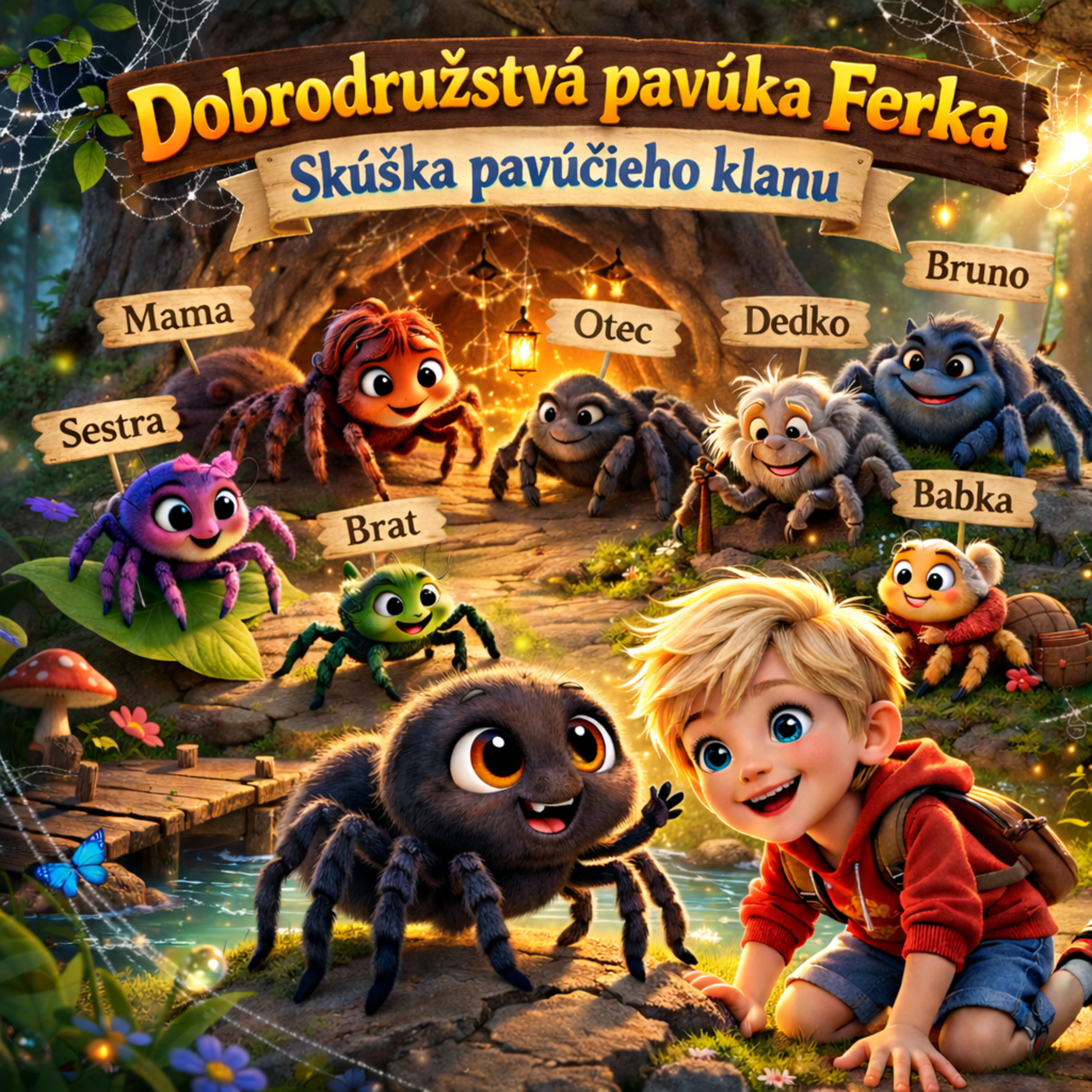🕷️ Dobrodružstvá križiaka Ferka: Skúška pavúčieho klanu