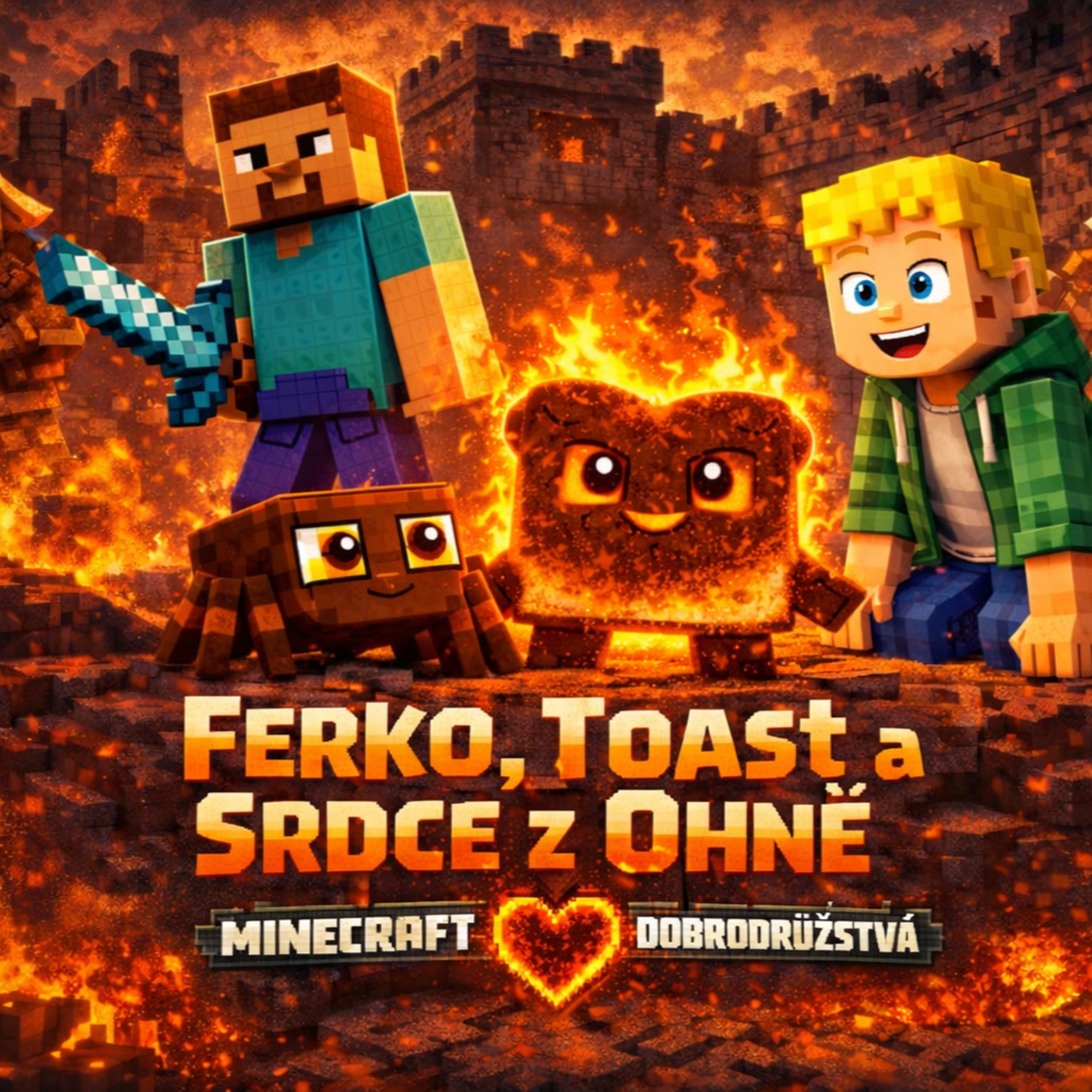  Nether /Toast a Srdce z Ohňa🔥⛏️ (Minecraft príbeh) | Multiverse #7