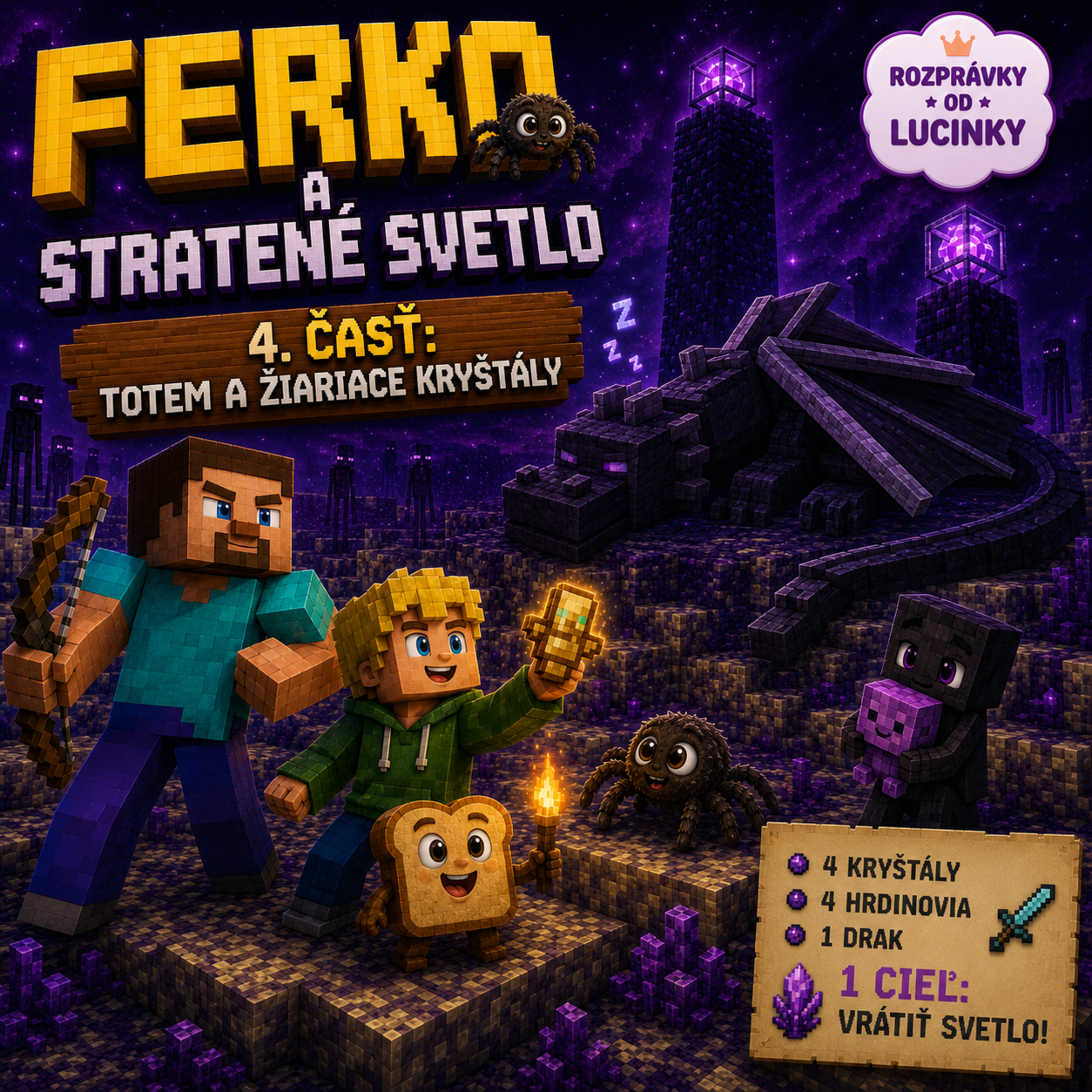 ️ Ferko a stratené svetlo časť 4| Minecraft rozprávka ⛏️✨Multiverse #19 episode artwork