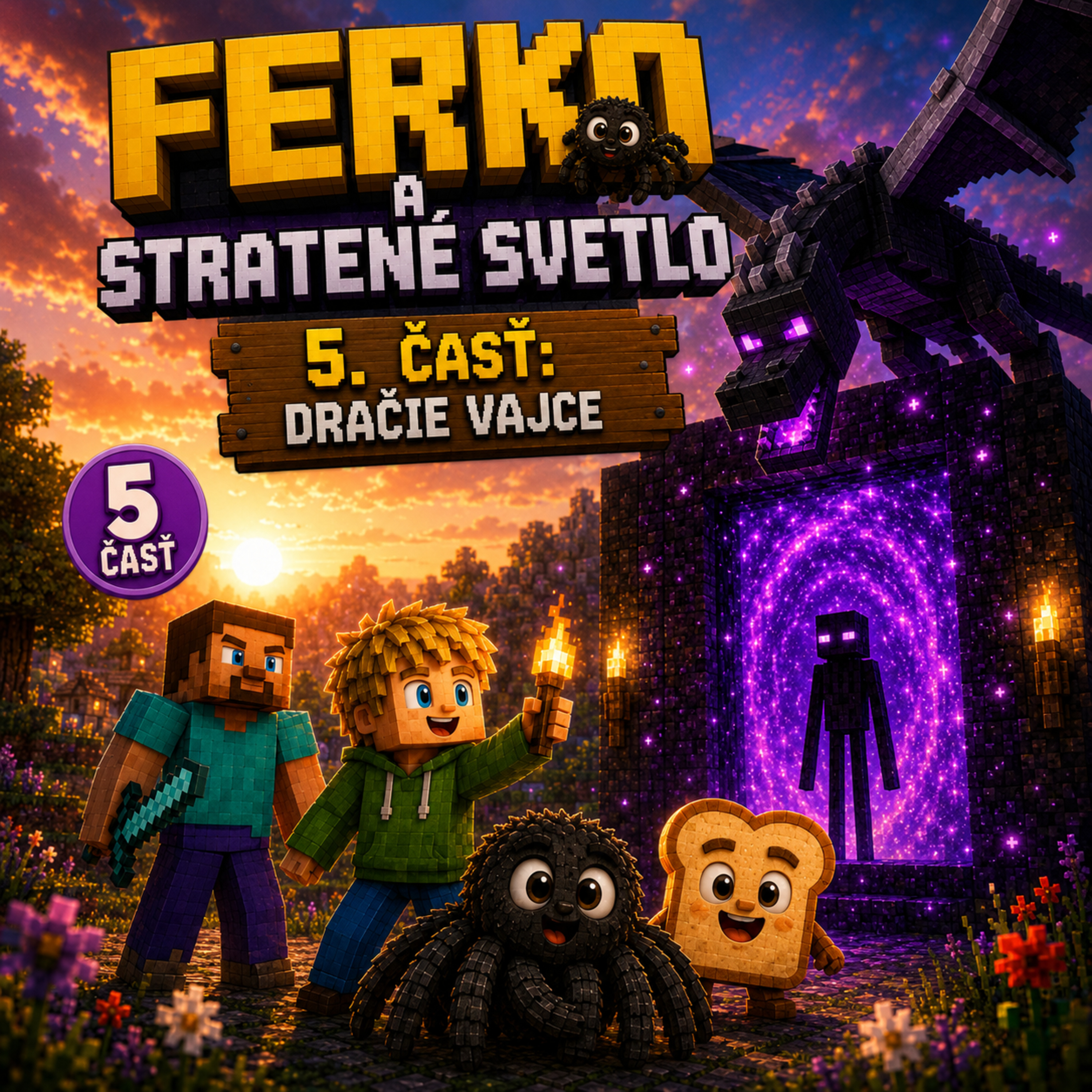 ️ Ferko a stratené svetlo časť 5| Minecraft rozprávka(pohádka) ⛏️✨Multiverse #20 episode artwork