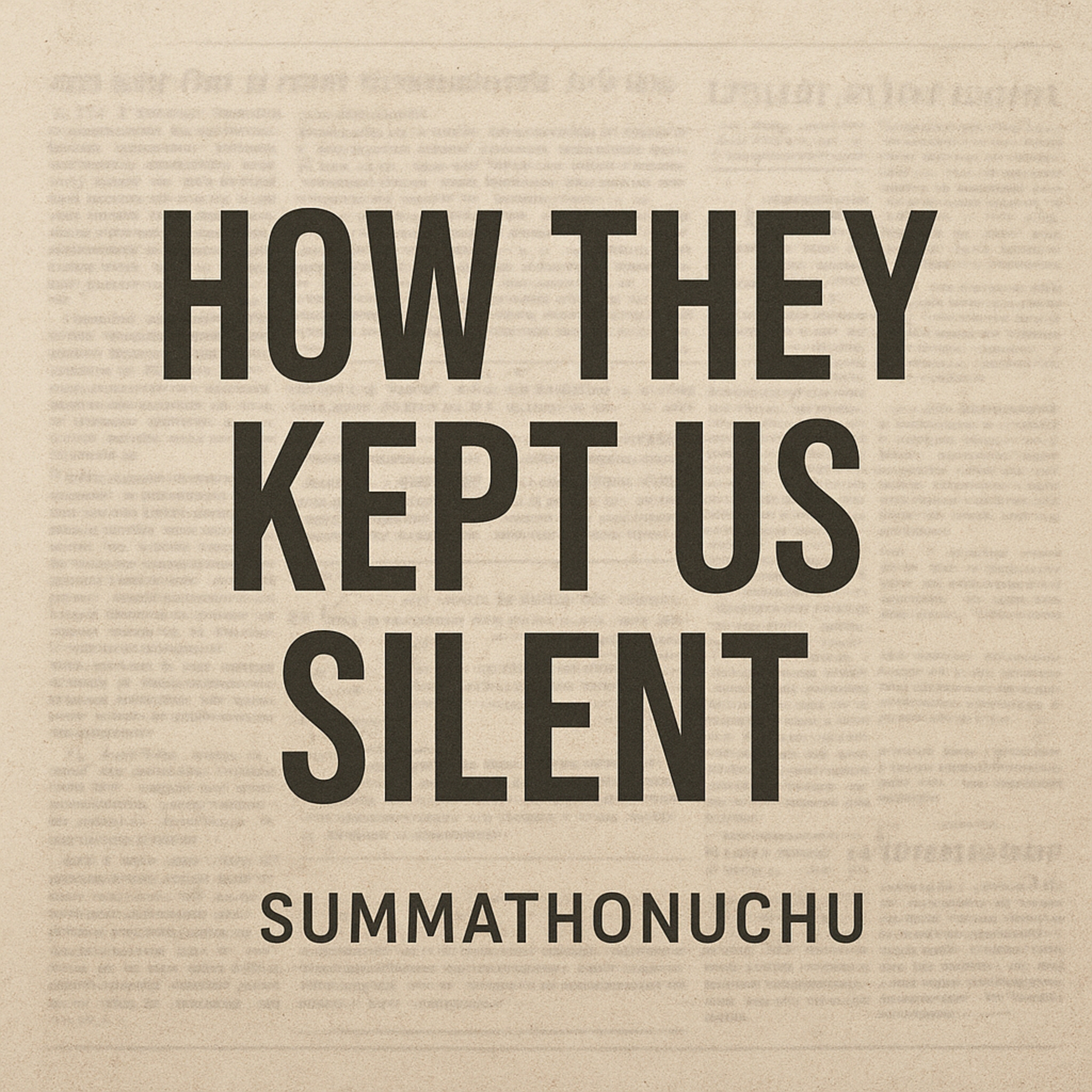 How they kept us Silent  episode artwork
