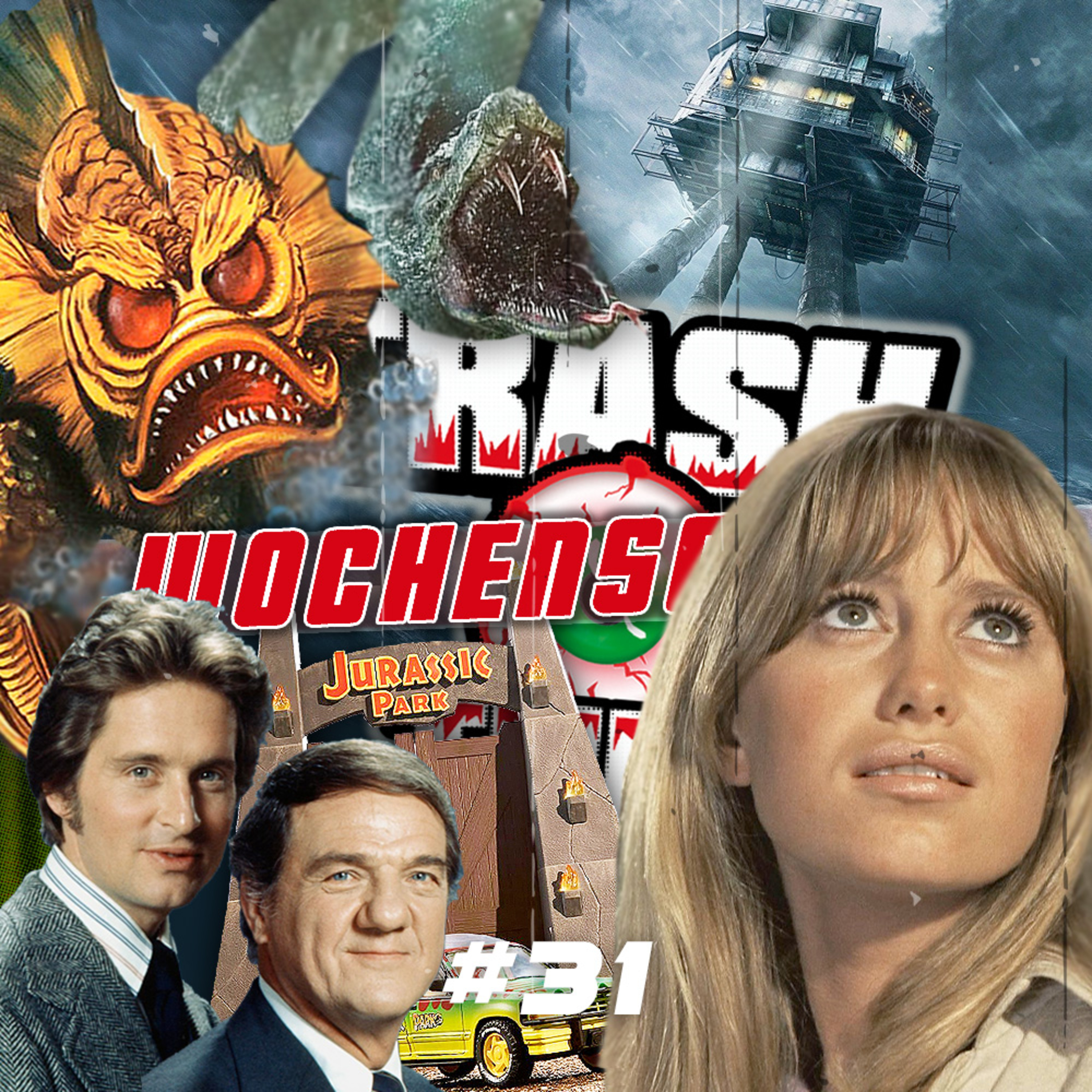 TRASHOTHEK Wochenschau #31 - Last Contact, Der Schrecken aus der Meerestiefe, House of Darkness, King Sepent Island, gigantische Playsets & Susan George