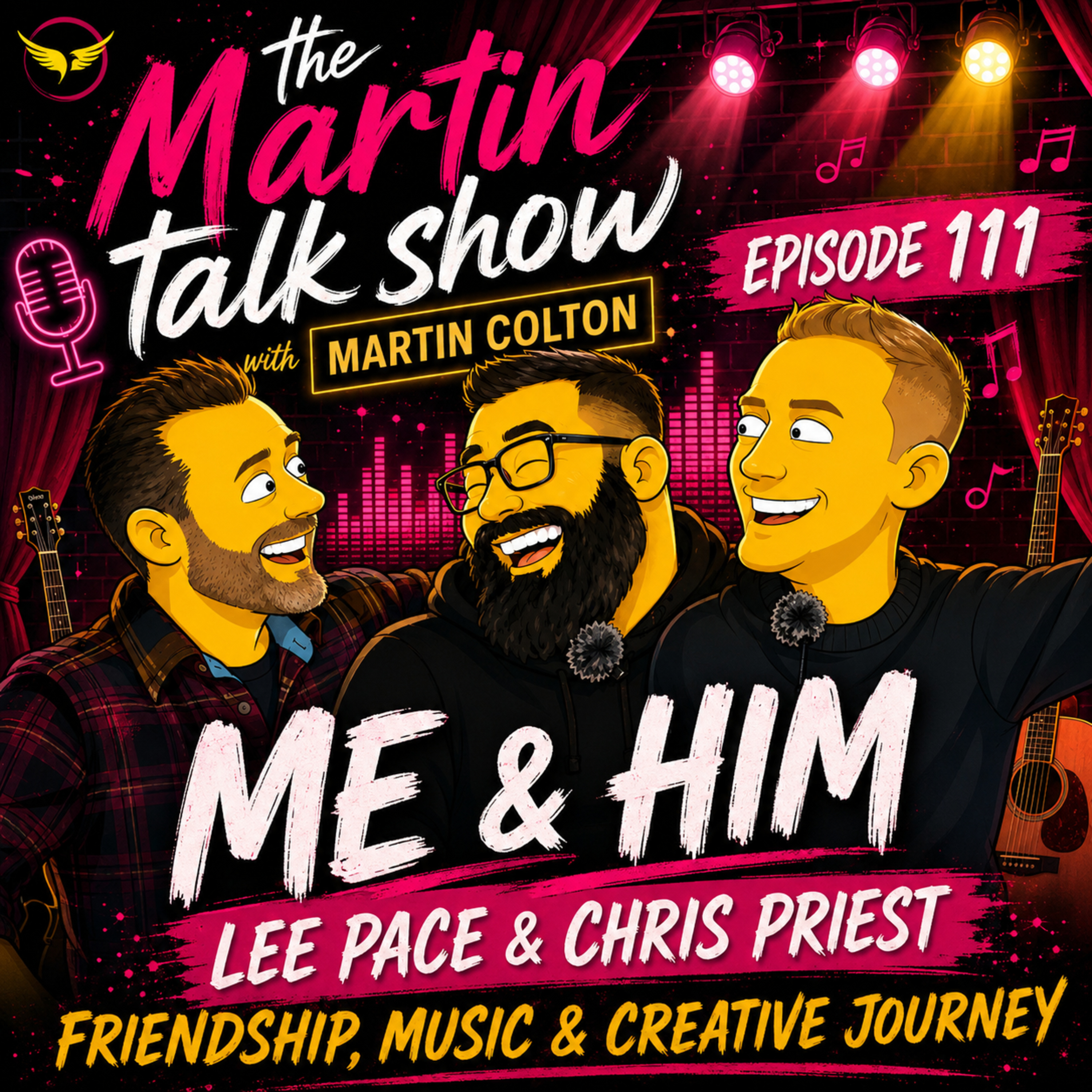Me & Him - Lee Pace & Chris Priest - DUETS UNCUT PODCAST Ep111 episode artwork