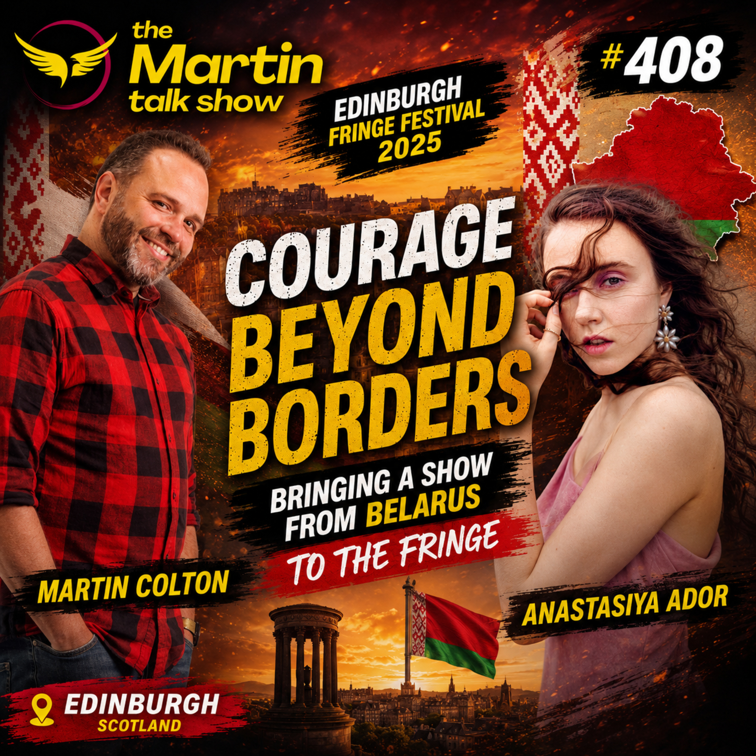 From Belarus To The Edinburgh Fringe with Anastasiya Ador #408 episode artwork