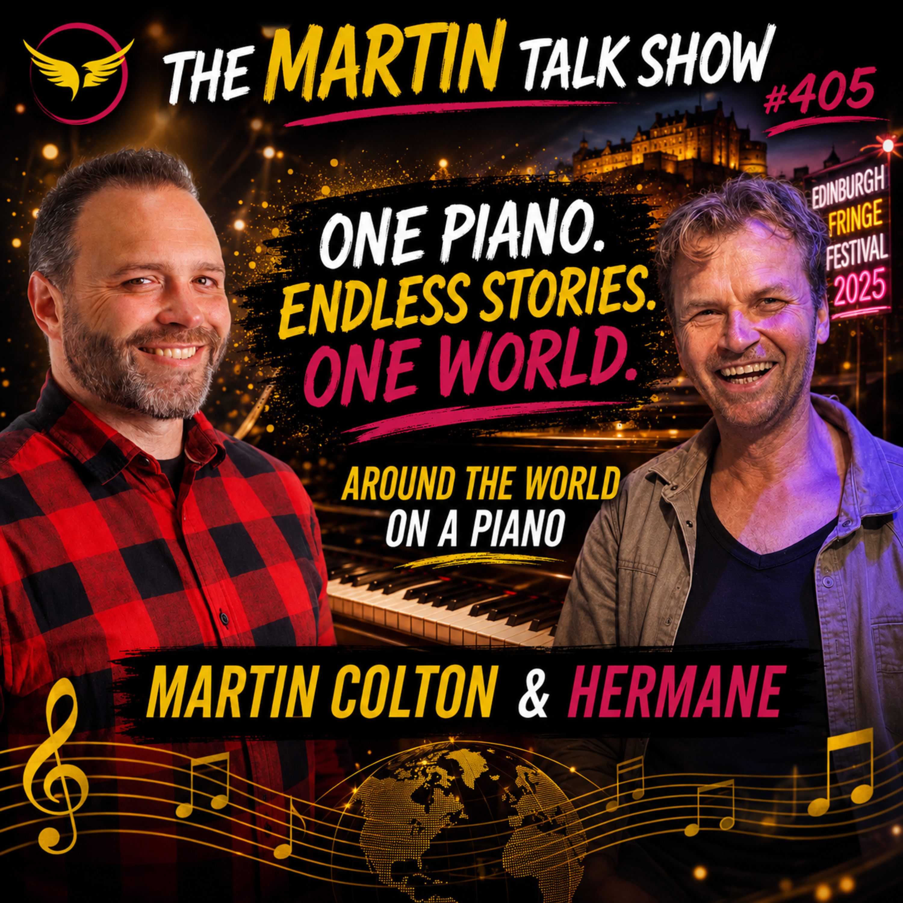 Around The World On A Piano with Composer Hermane #405 episode artwork