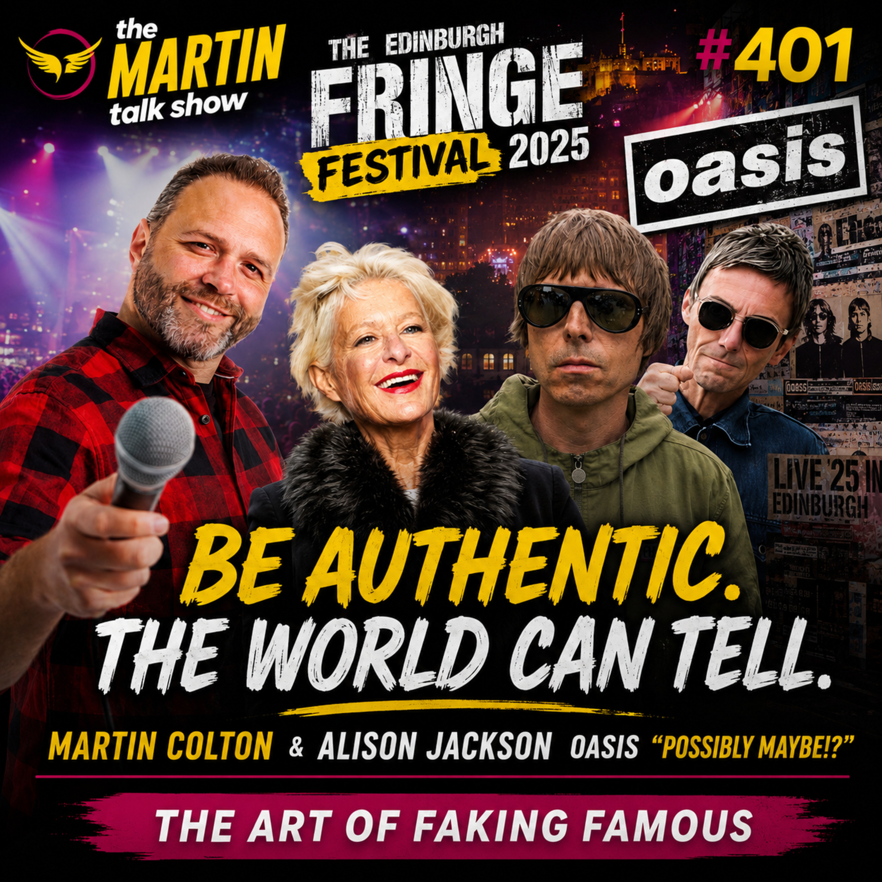 Alison Jackson's Faking Famous with Noel and Liam Gallagher (lookalikes) #401 episode artwork