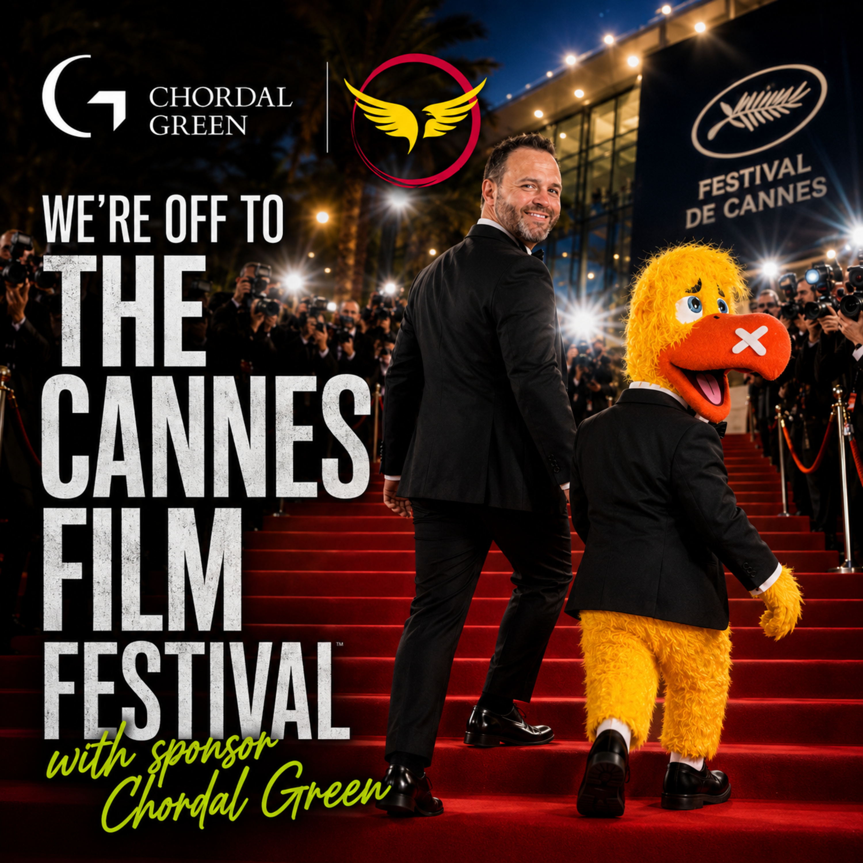 We're Off To The Cannes Film Festival With Sponcers CHORDAL GREEN episode artwork