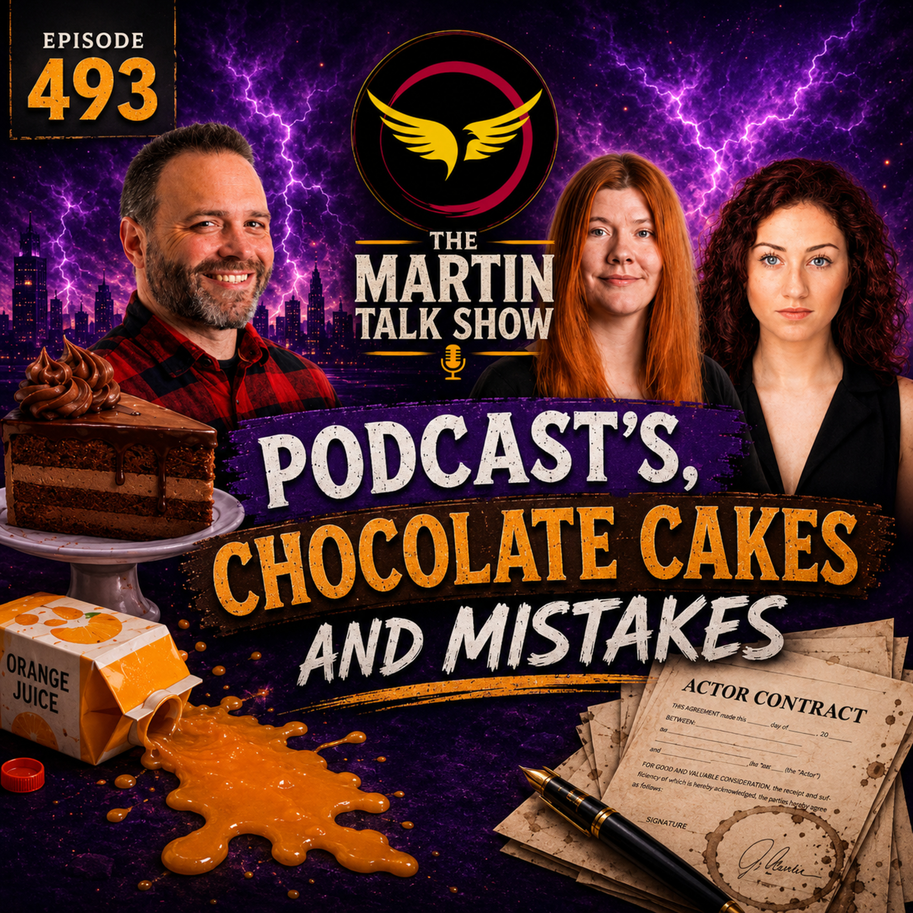 Podcasts, Chocolate Cakes & Mistakes | Episode 493 | Emy Rose & Shannon Brearey episode artwork