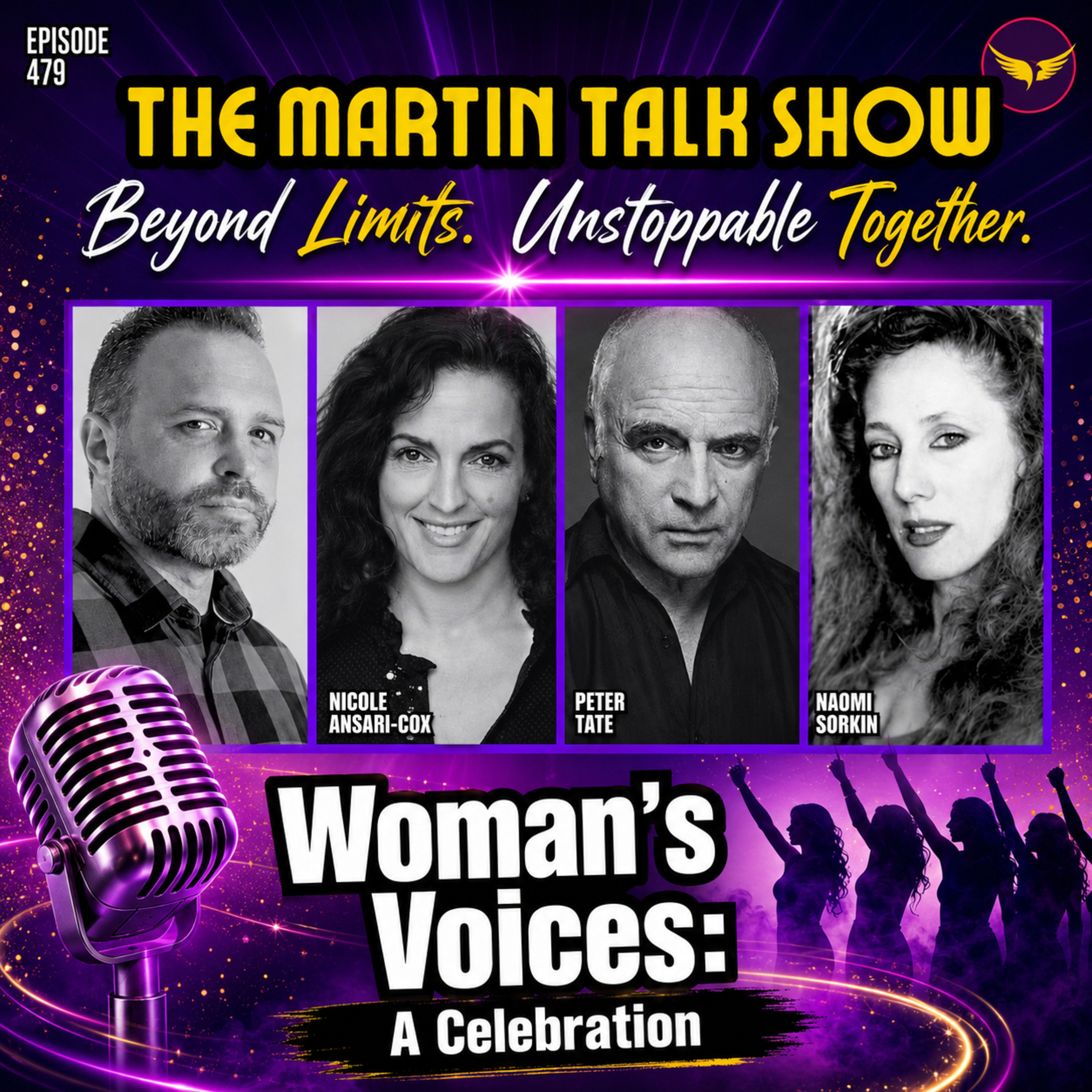 Women's Voices: A Celebration | Episode: 479 with Nicole Ansari-Cox | Naomi Sorkin | Peter Tate episode artwork