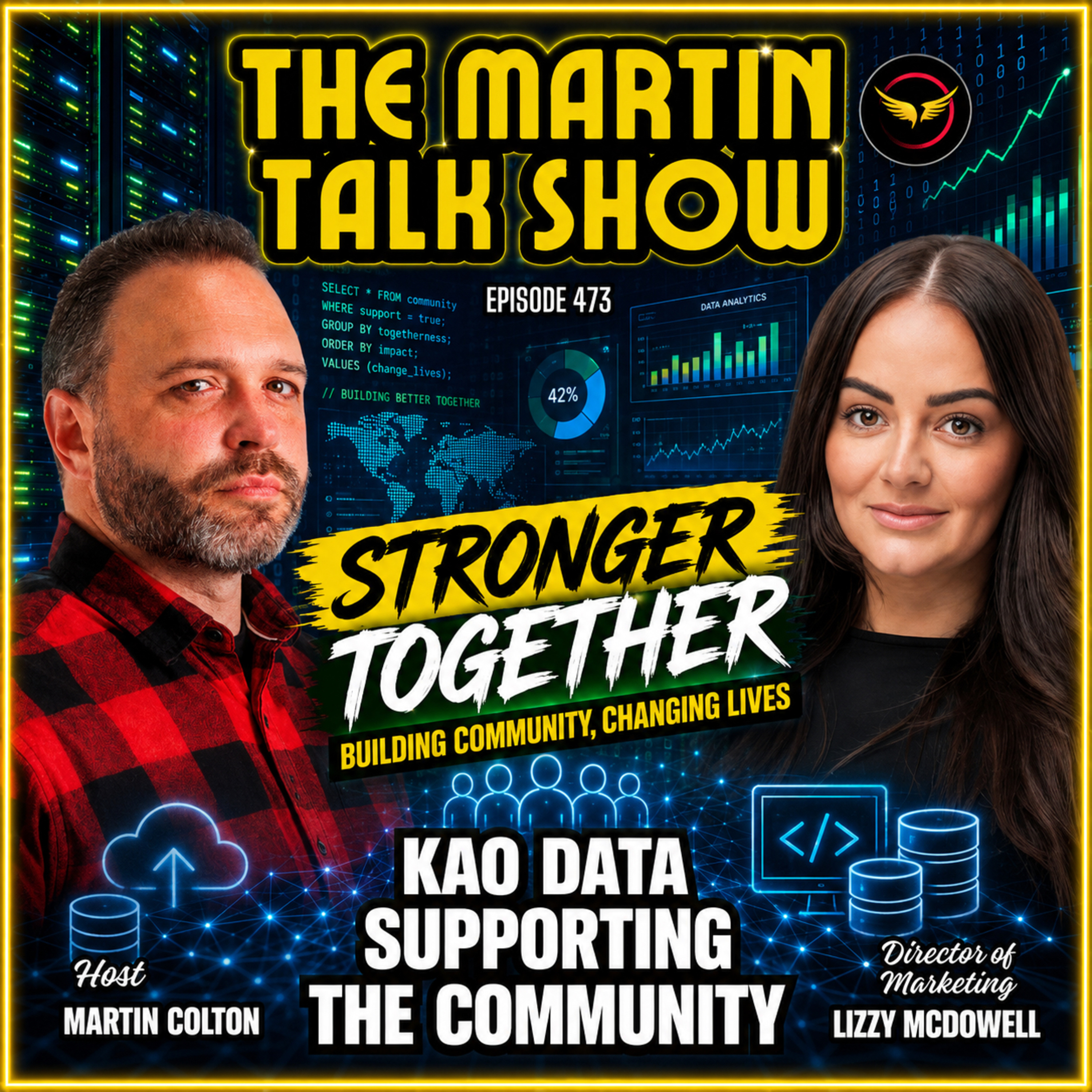 KAO DATA Supporting The Community with Lizzy McDowell 473 episode artwork
