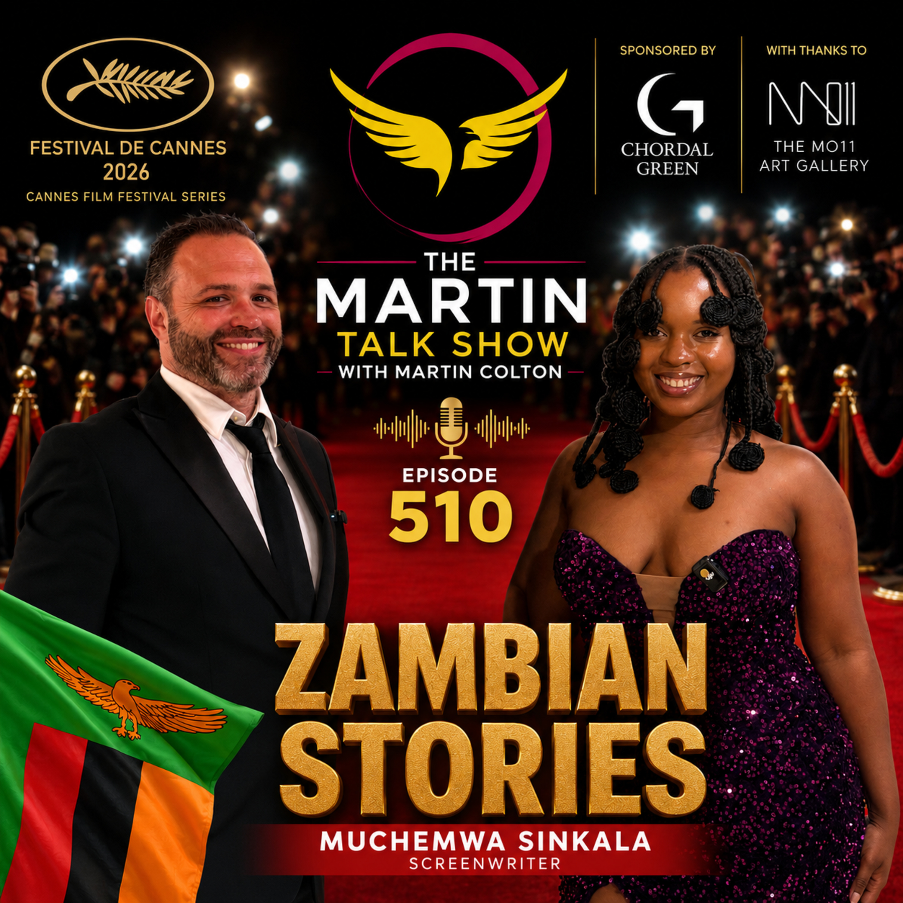 Zambian Stories | Muchemwa Sinkala | Cannes Film Festival 2026 | Episode 510 episode artwork