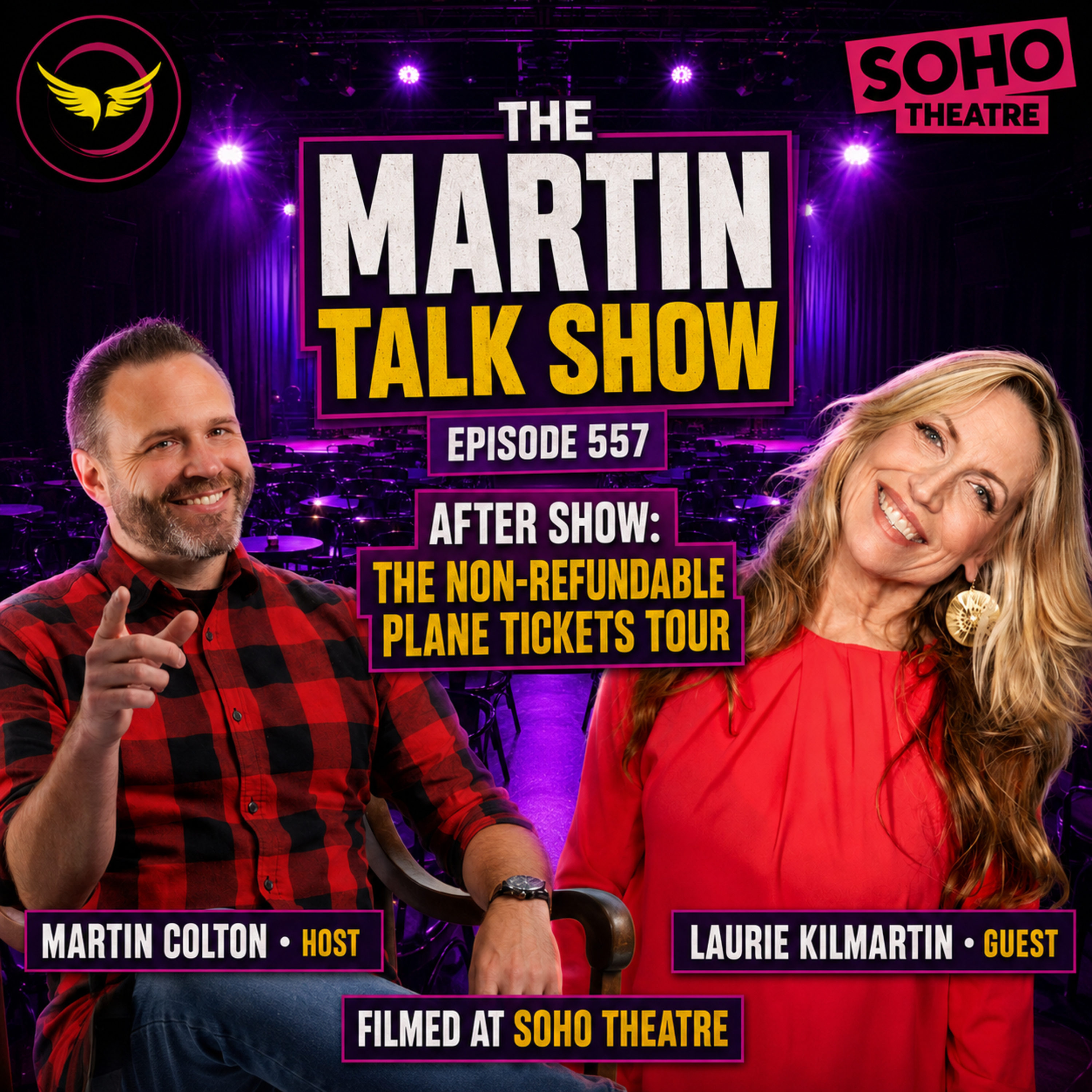 Laurie Kilmartin | After Show: The Non Refundable Plane Tickets Tour | SoHo Theatre | Episode 557 episode artwork